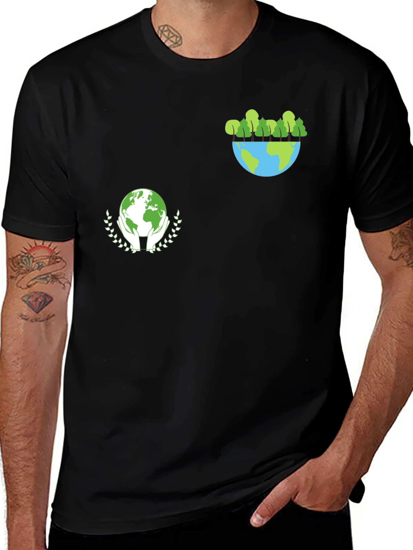 Variant 9 of Eco-Friendly Black T-Shirt