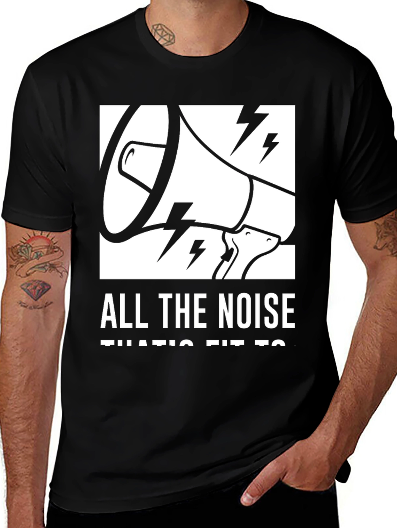 Variant 25 of All The Noise Graphic T-Shirt