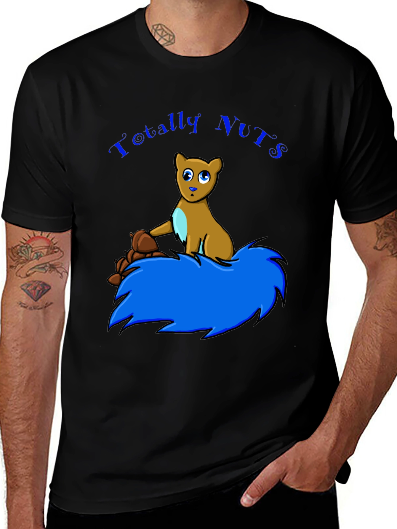 Variant 26 of Totally Nuts Squirrel Graphic T-Shirt