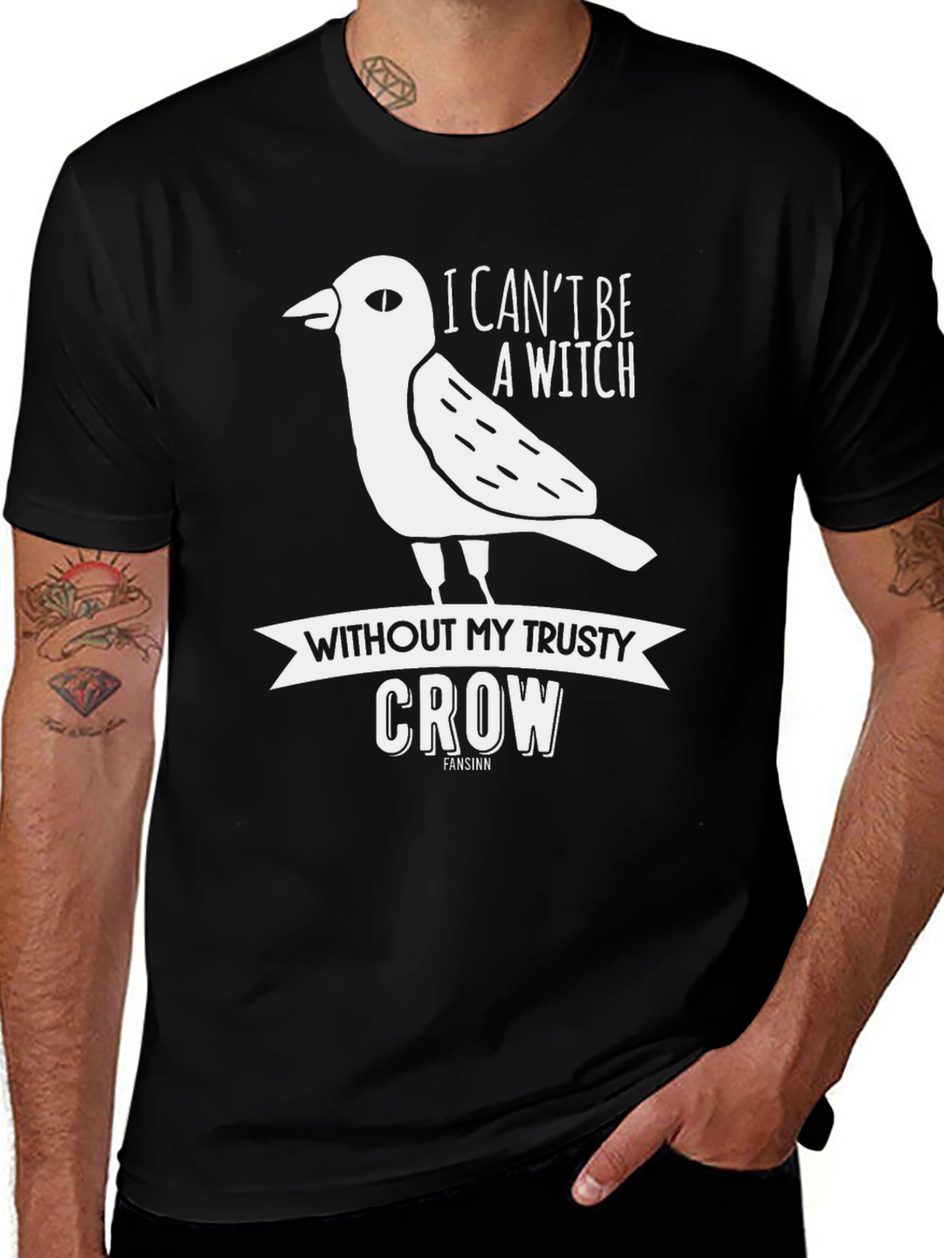Variant 12 of I Can't Be A Witch Without My Trusty Crow T-Shirt