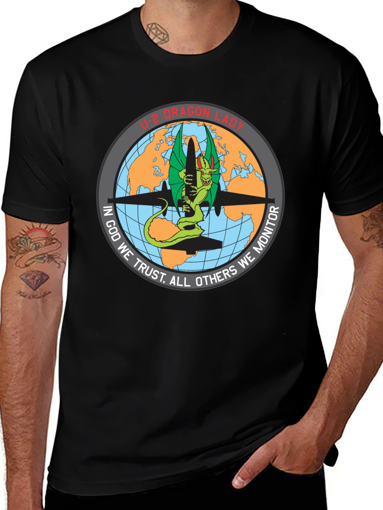 U-2 Dragon Lady T-Shirt - Spy Plane Design