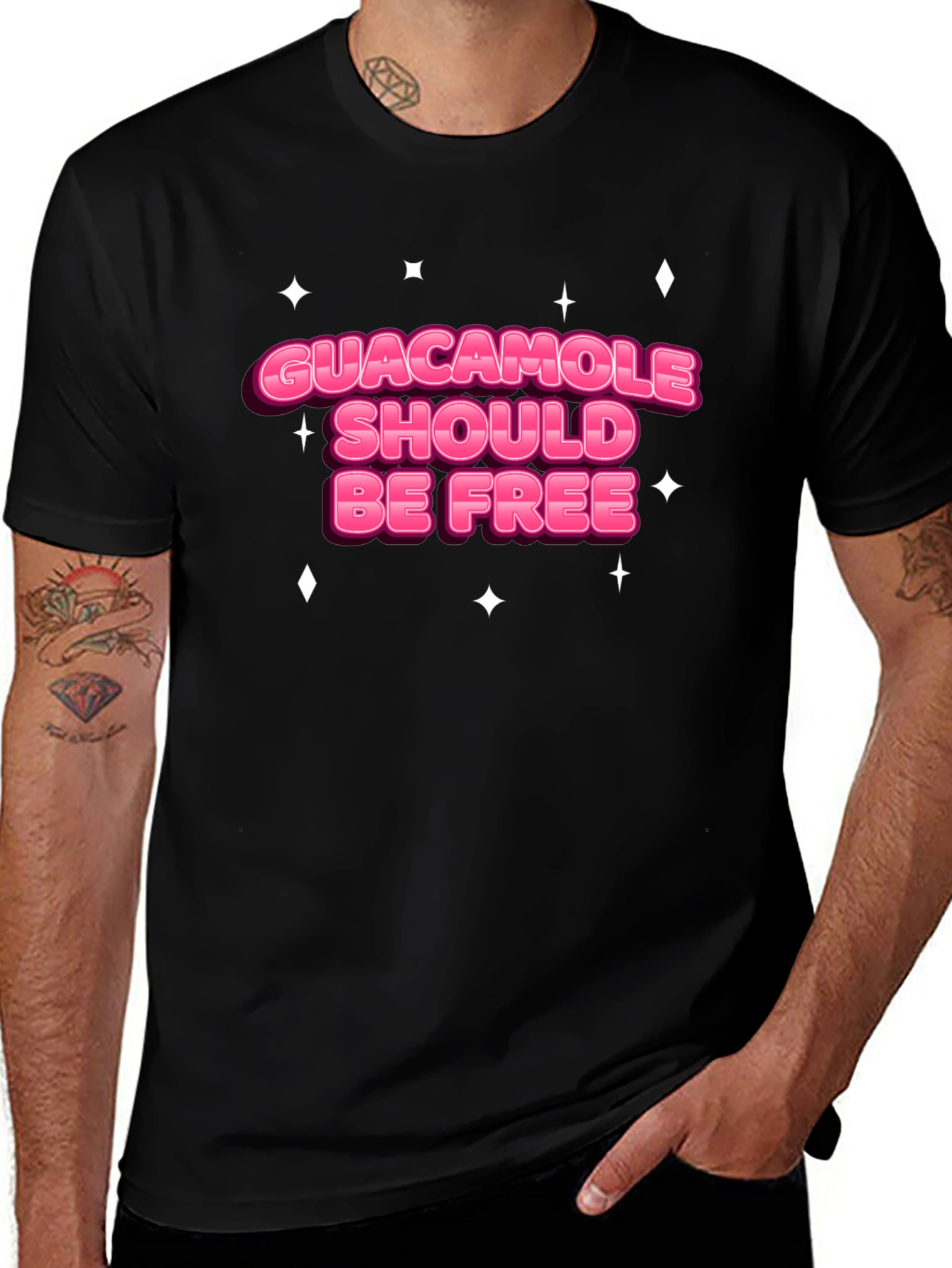 Variant 15 of Guacamole Should Be Free Graphic Tee