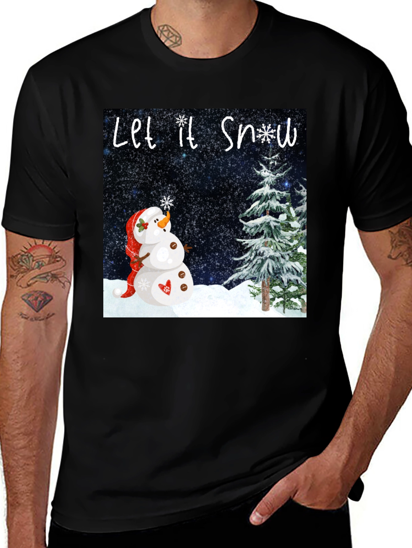 Variant 22 of Let it Snow Holiday T-Shirt