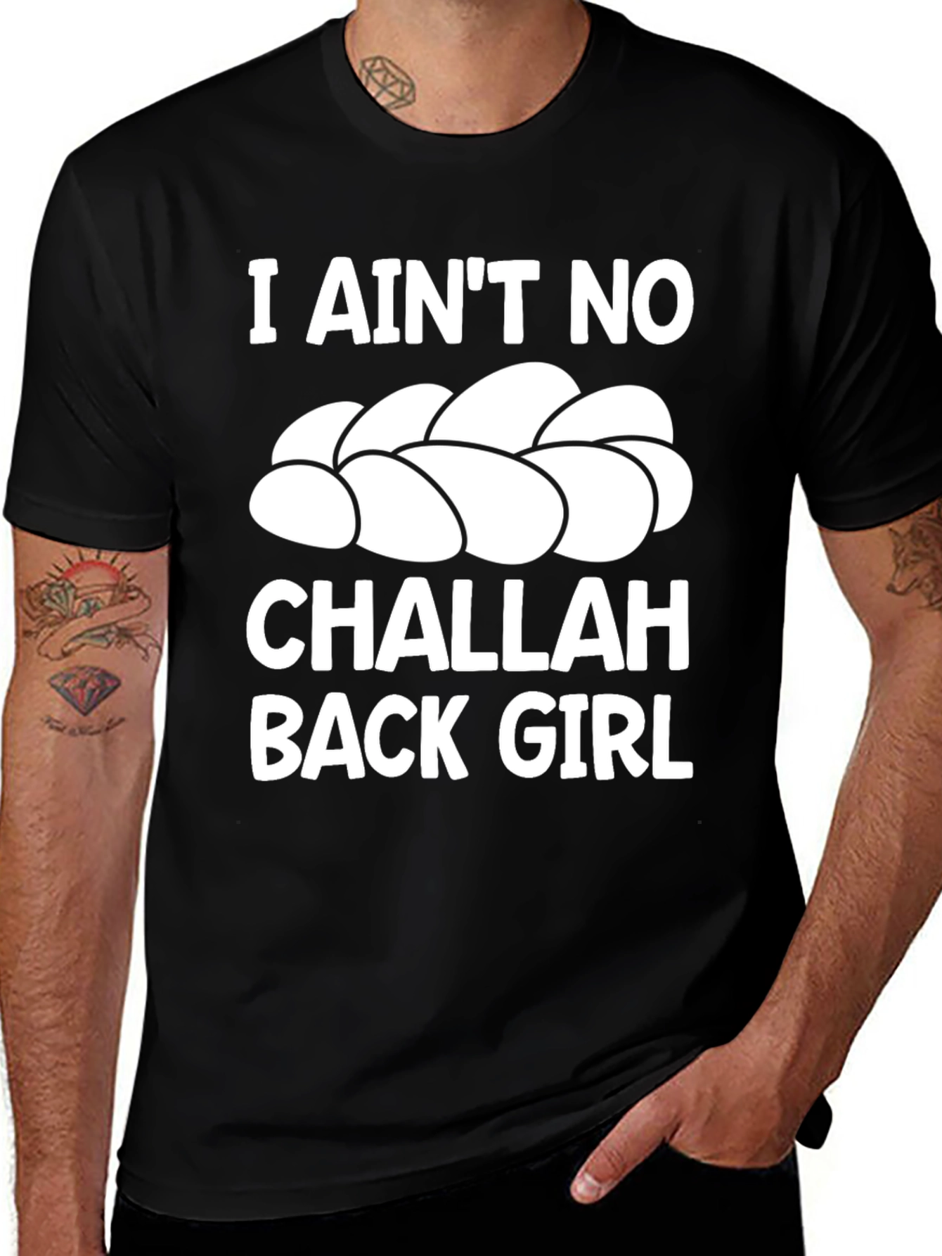 Variant 6 of I Ain't No Challah Back Girl Graphic T-Shirt