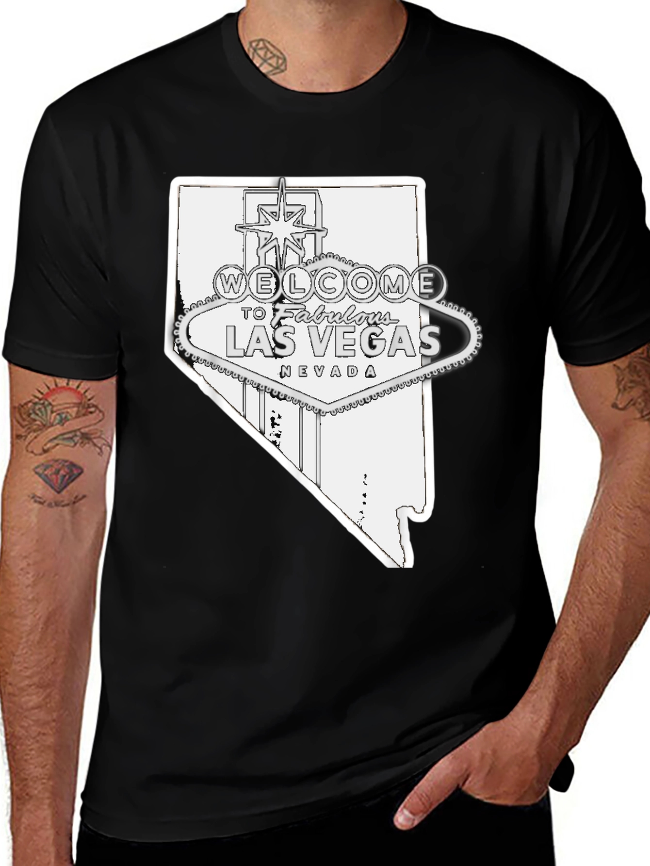 Variant 21 of Las Vegas Nevada Graphic Tee