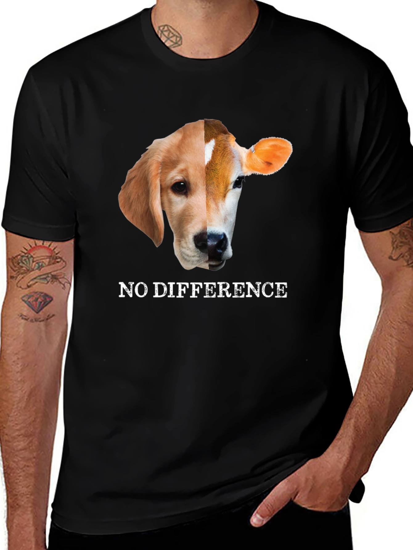 Variant 11 of No Difference Vegan Graphic T-Shirt