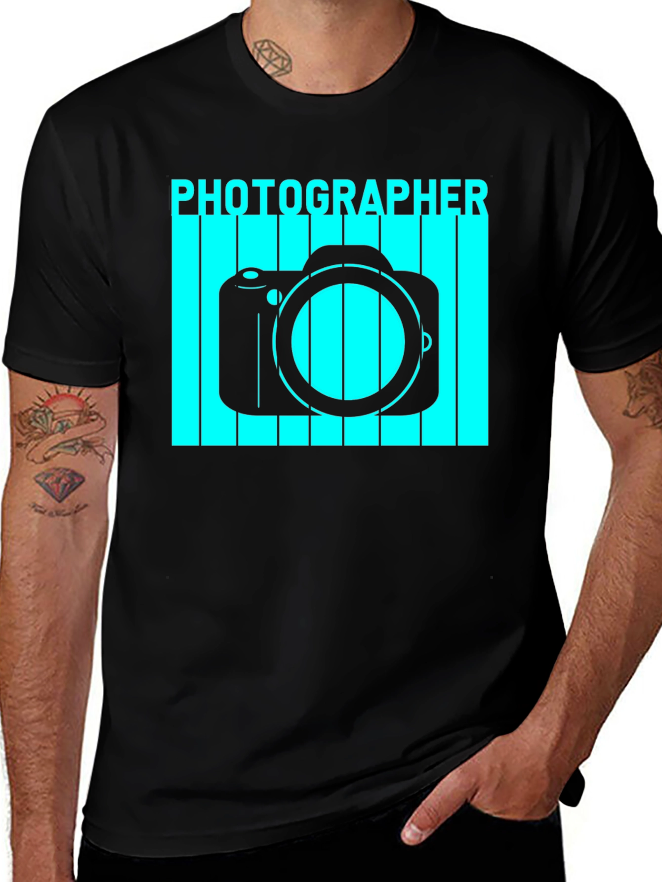 Variant 7 of Photographer Camera Graphic T-Shirt