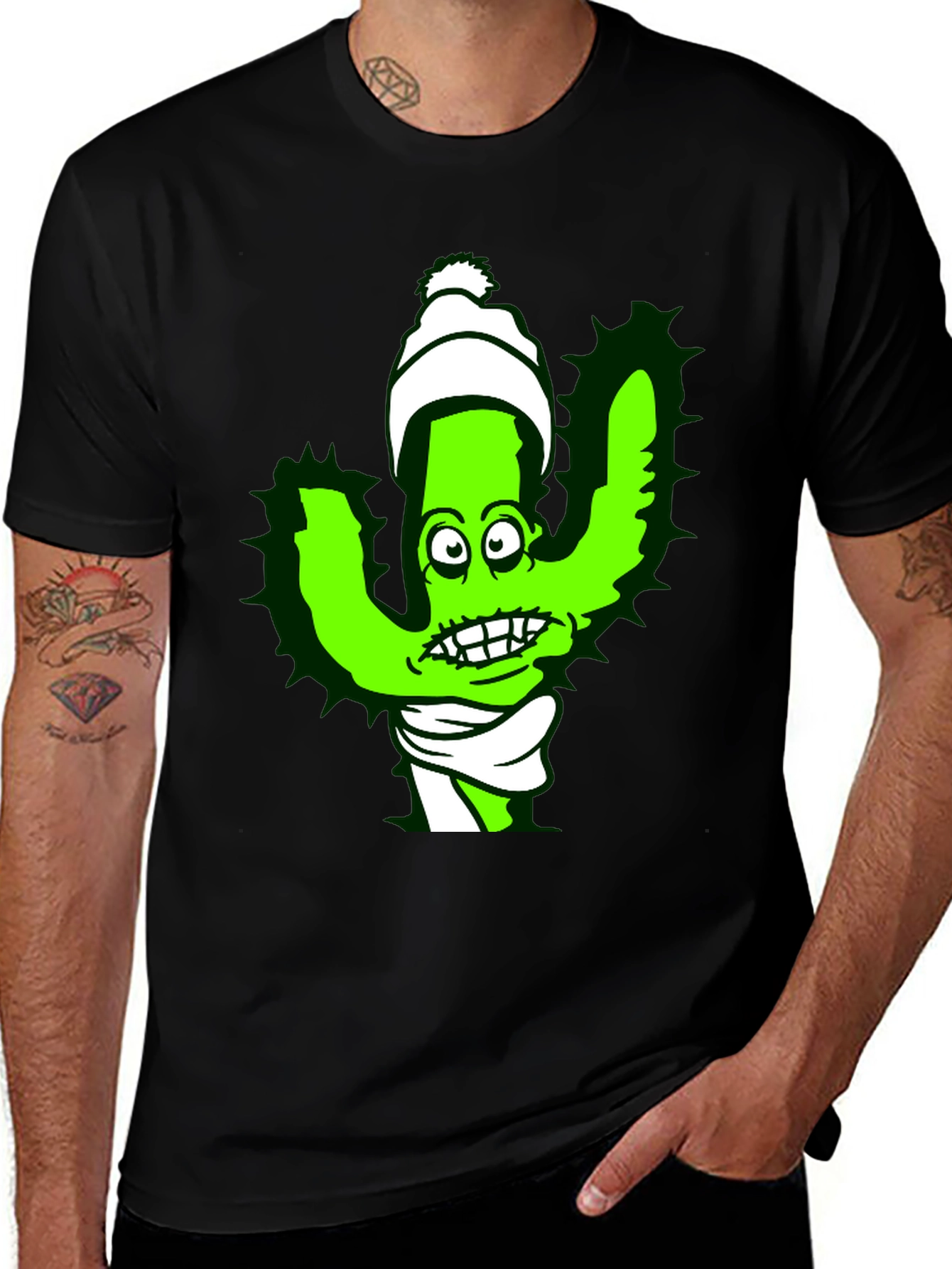 Variant 6 of Holiday Cactus Cartoon T-Shirt