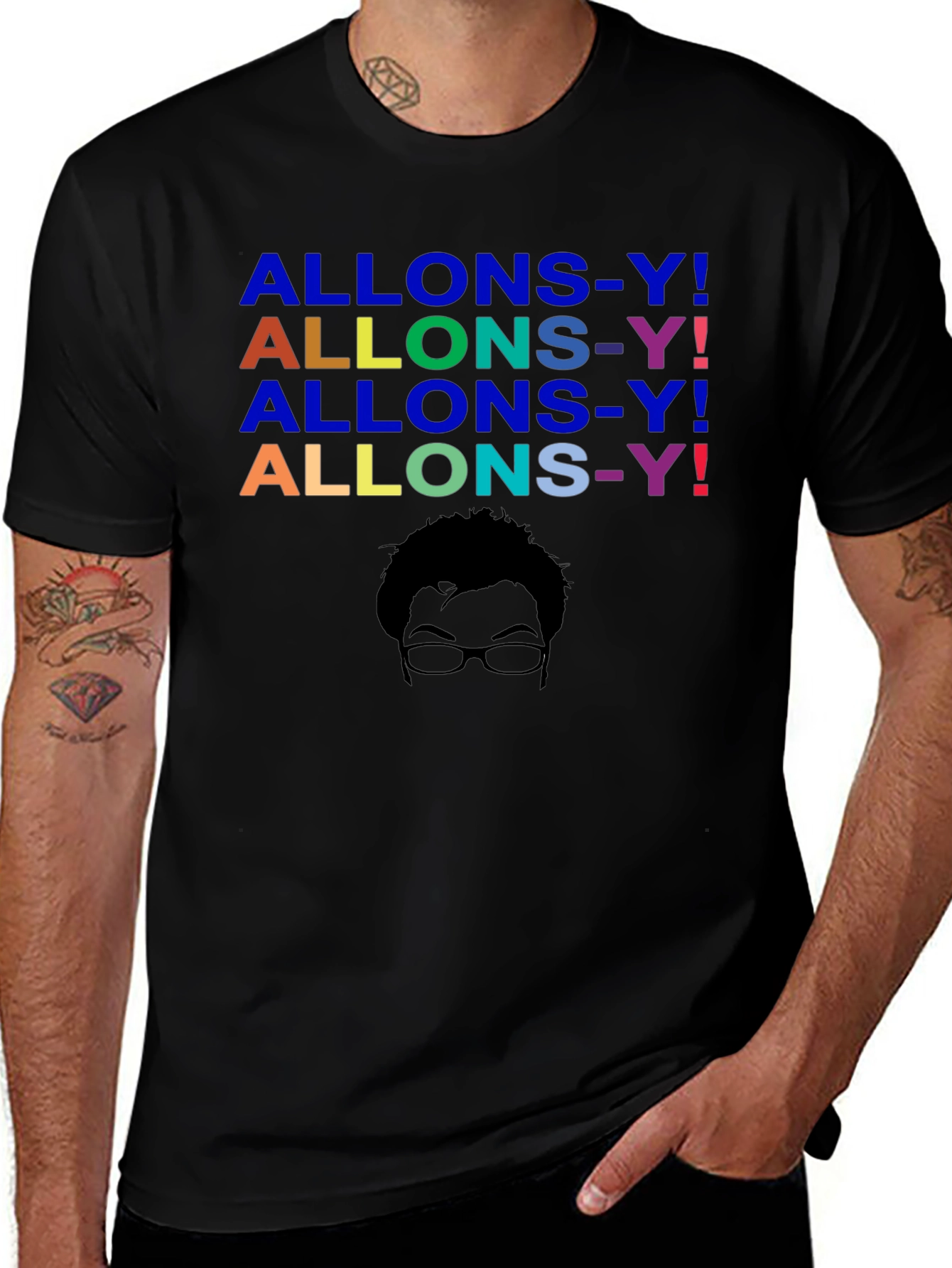 Variant 10 of Allons-y! Graphic Tee
