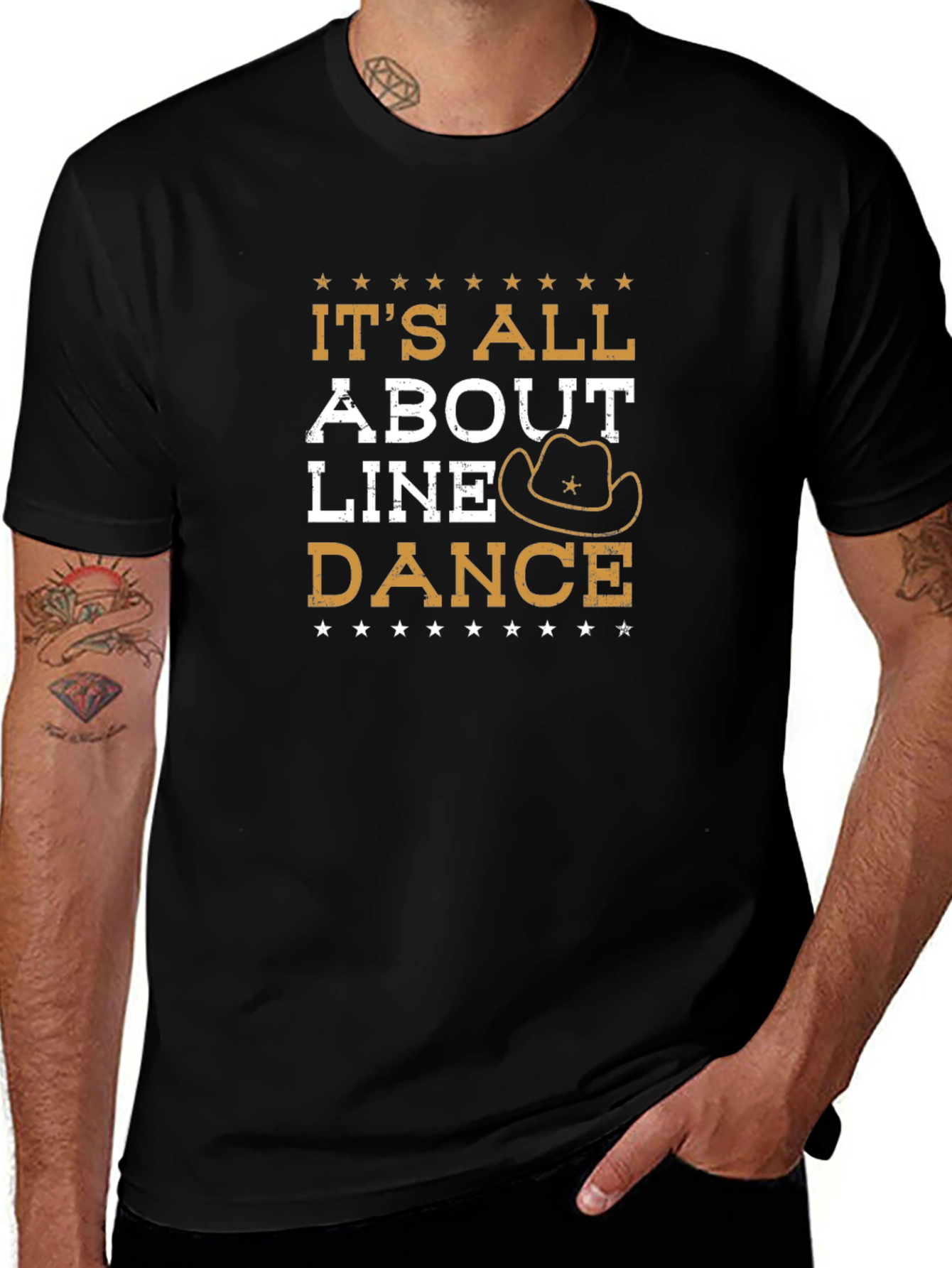 Line Dance T-Shirt - Country Western Style