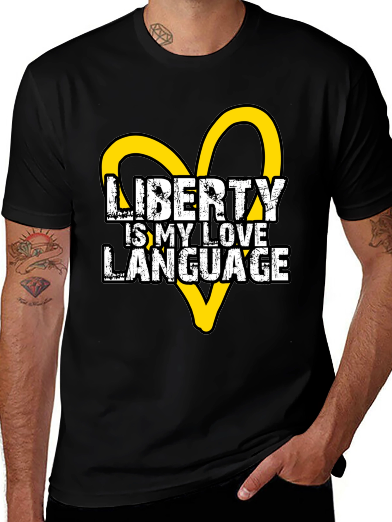 Variant 30 of Liberty Is My Love Language Graphic Tee