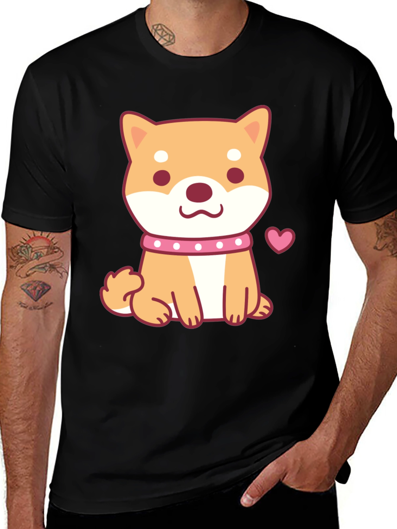 Variant 25 of Cute Shiba Inu Dog Graphic T-Shirt