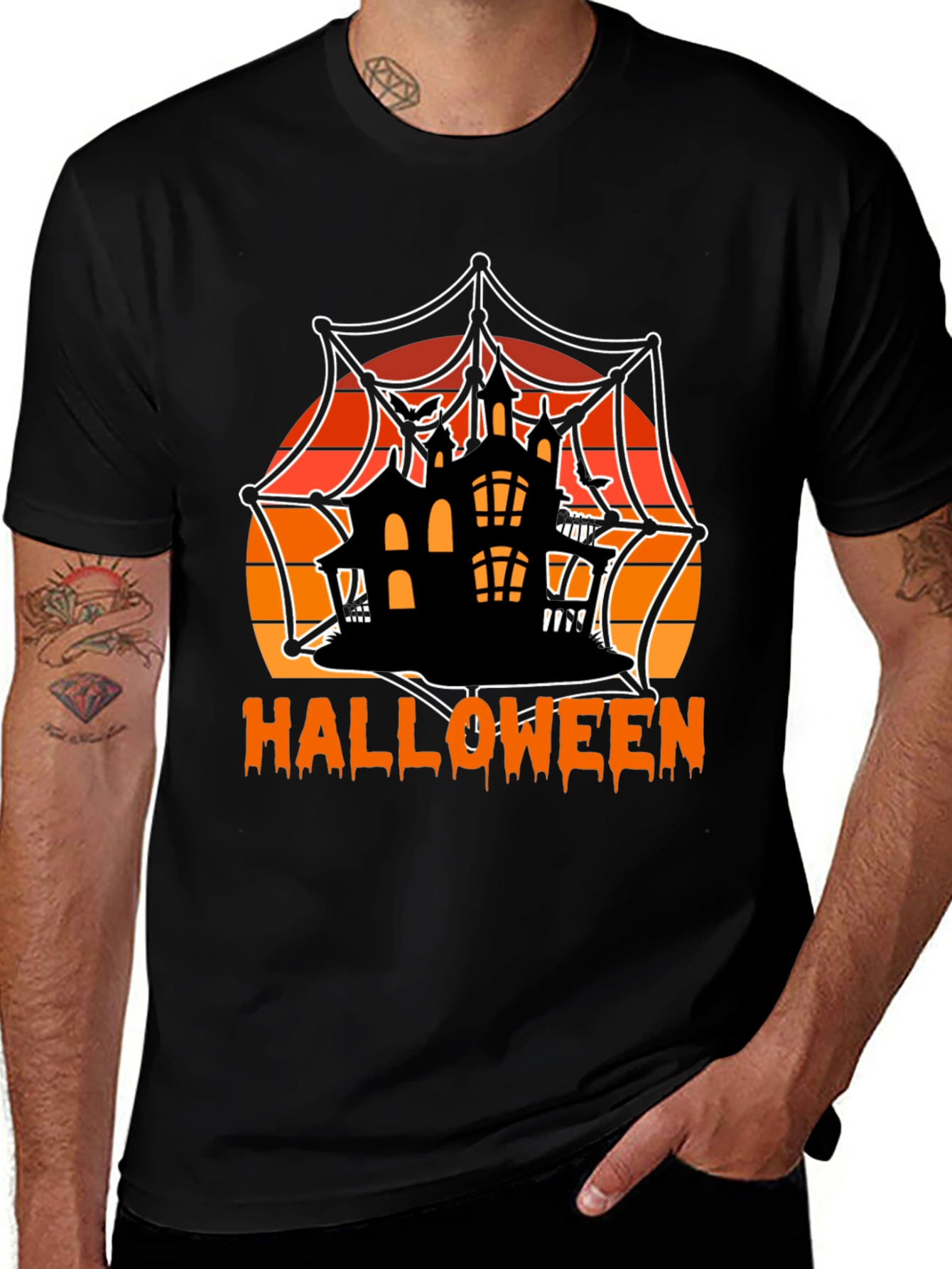 Halloween Haunted House T-Shirt