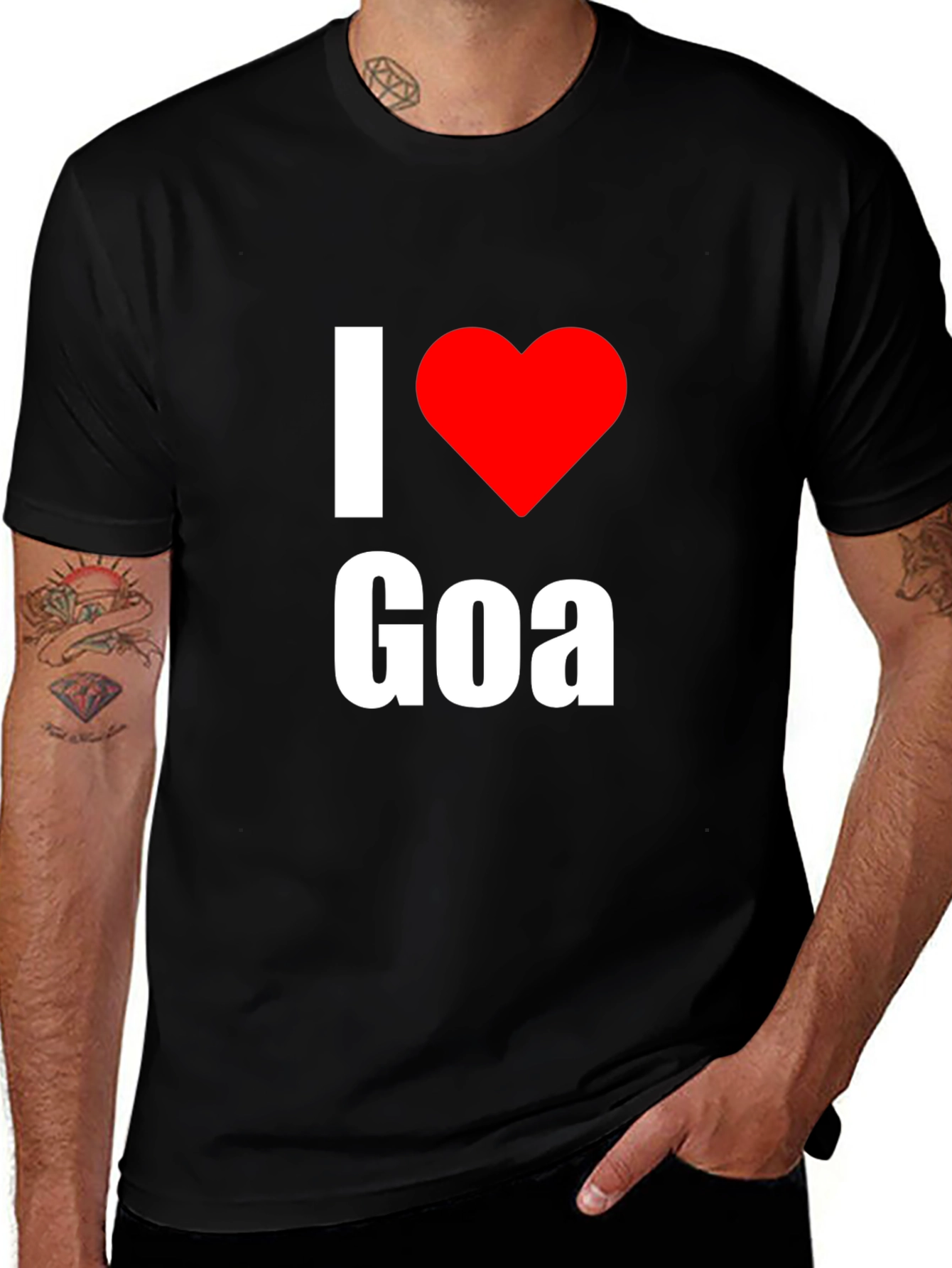 I Love Goa T-Shirt - Stylish Graphic Tee
