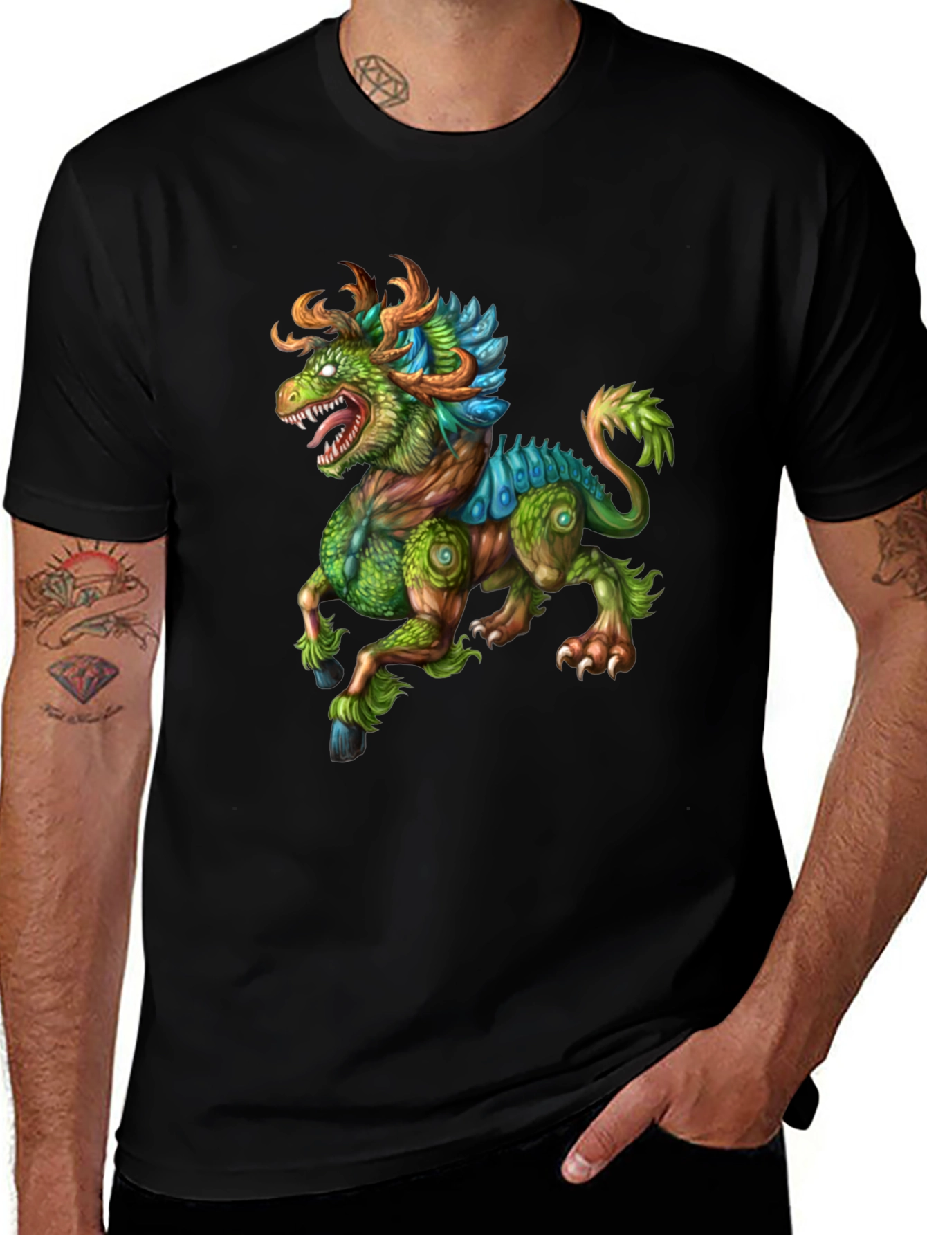 Variant 6 of Dragon Creature Graphic Tee