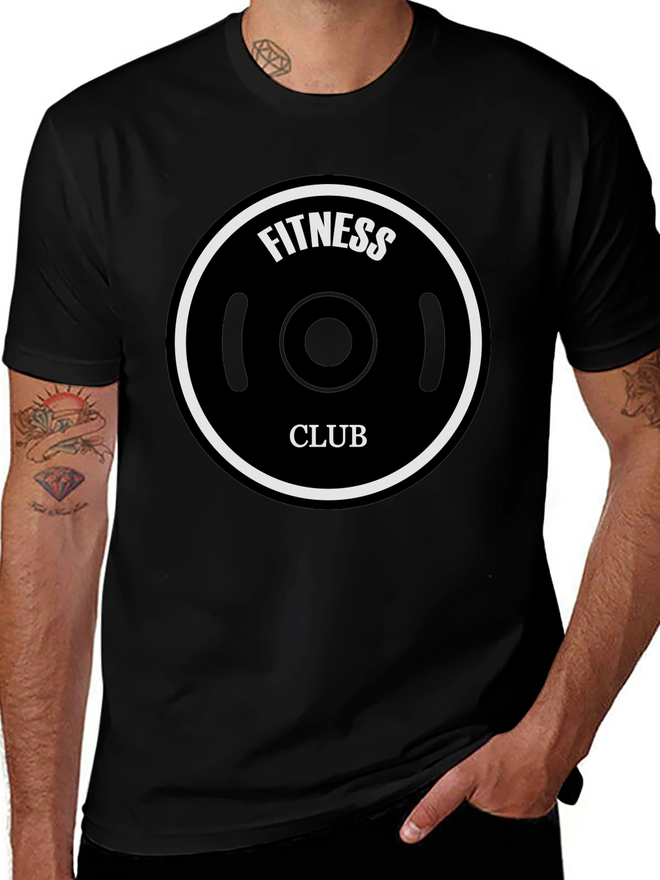 Variant 25 of Fitness Club Graphic T-Shirt - Workout Apparel