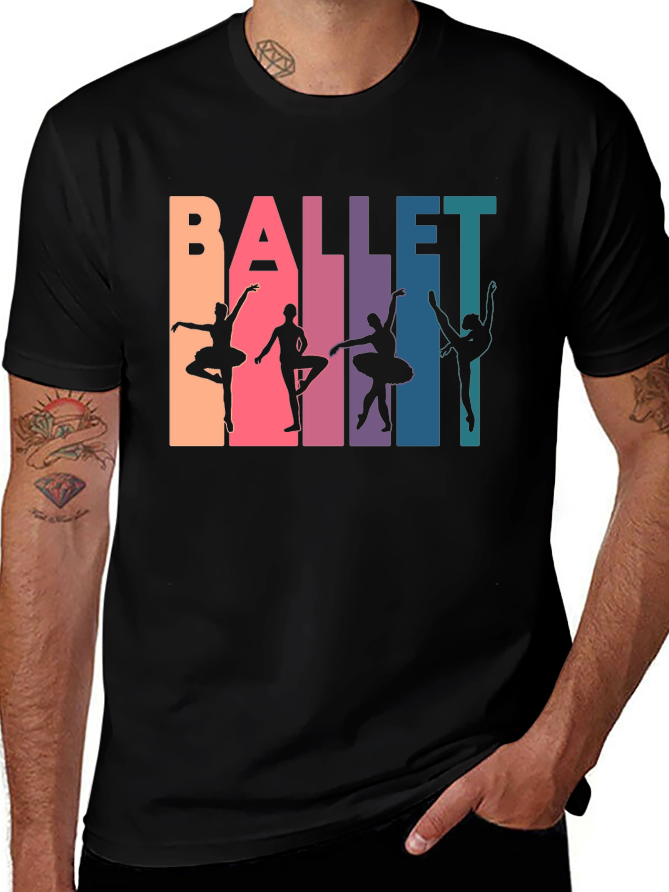 Variant 19 of Ballet Dancer Graphic T-Shirt
