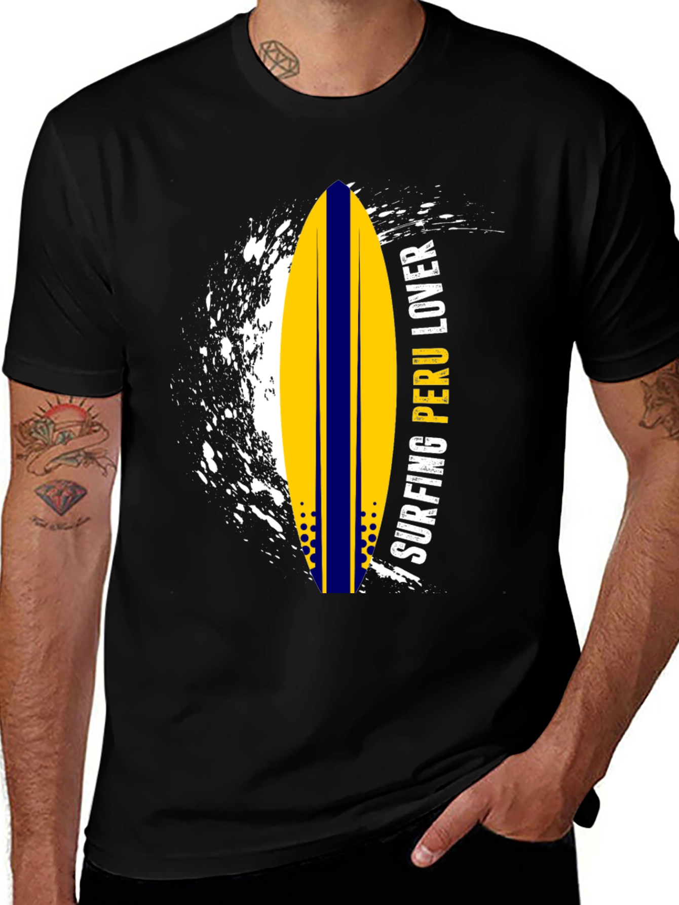 Variant 21 of Surfing Peru Lover T-Shirt
