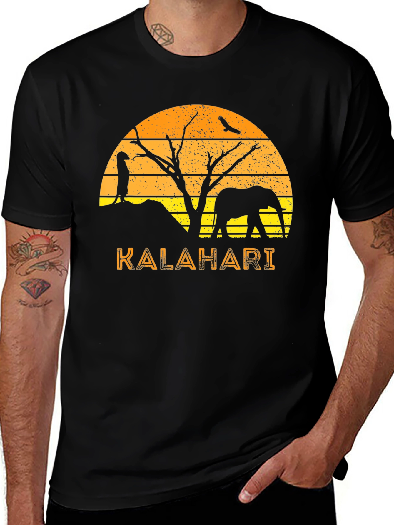 Kalahari Sunset T-Shirt - African Wildlife Tee