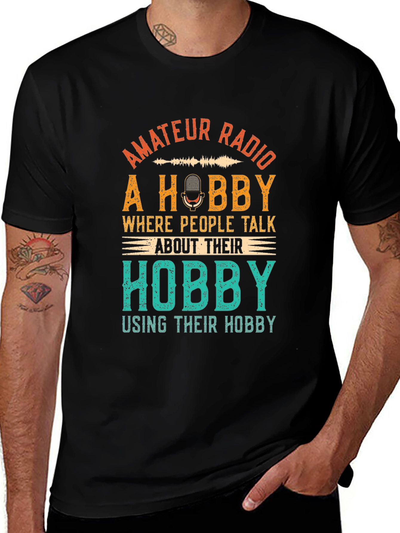 Variant 6 of Amateur Radio Hobby T-Shirt