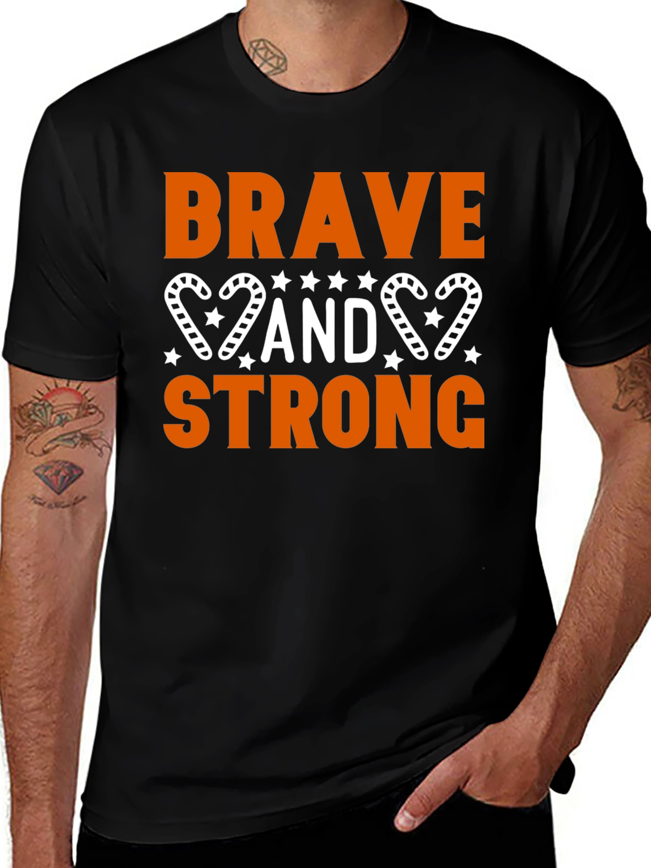 Variant 11 of Brave and Strong Graphic Tee