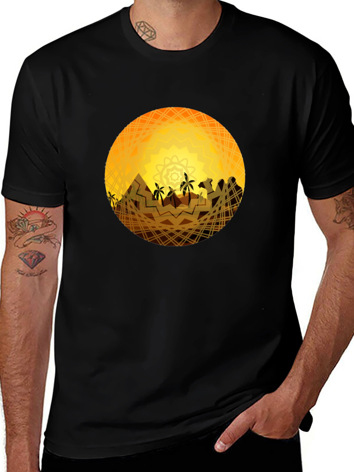 Variant 8 of Desert Mirage Graphic T-Shirt
