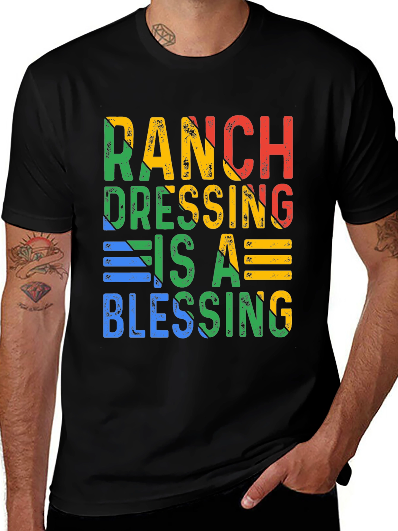 Variant 16 of Ranch Dressing Blessing T-Shirt Funny Foodie Tee