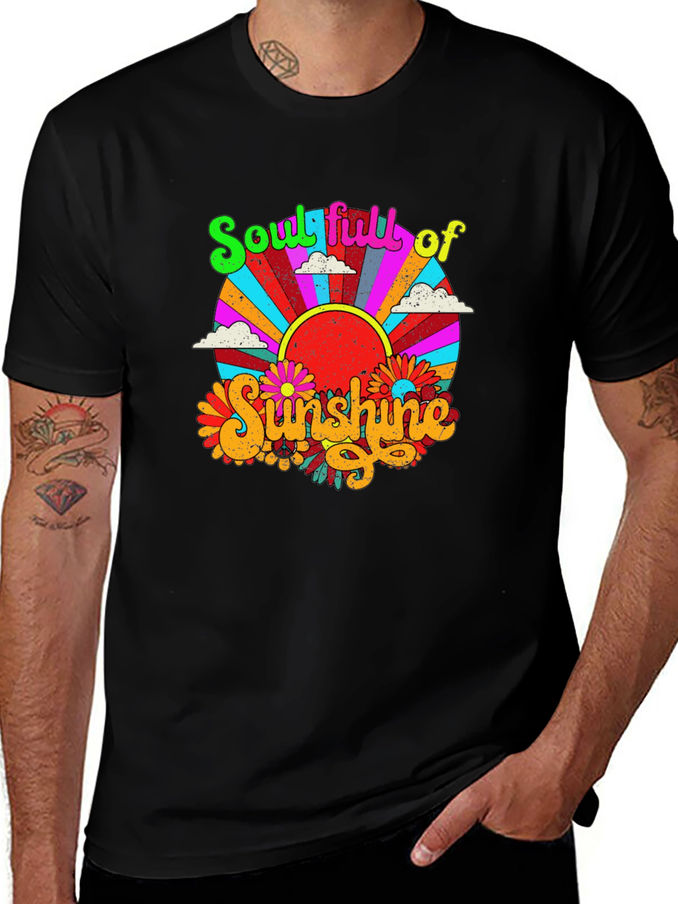Variant 15 of Soulful of Sunshine Graphic Tee - Retro Style