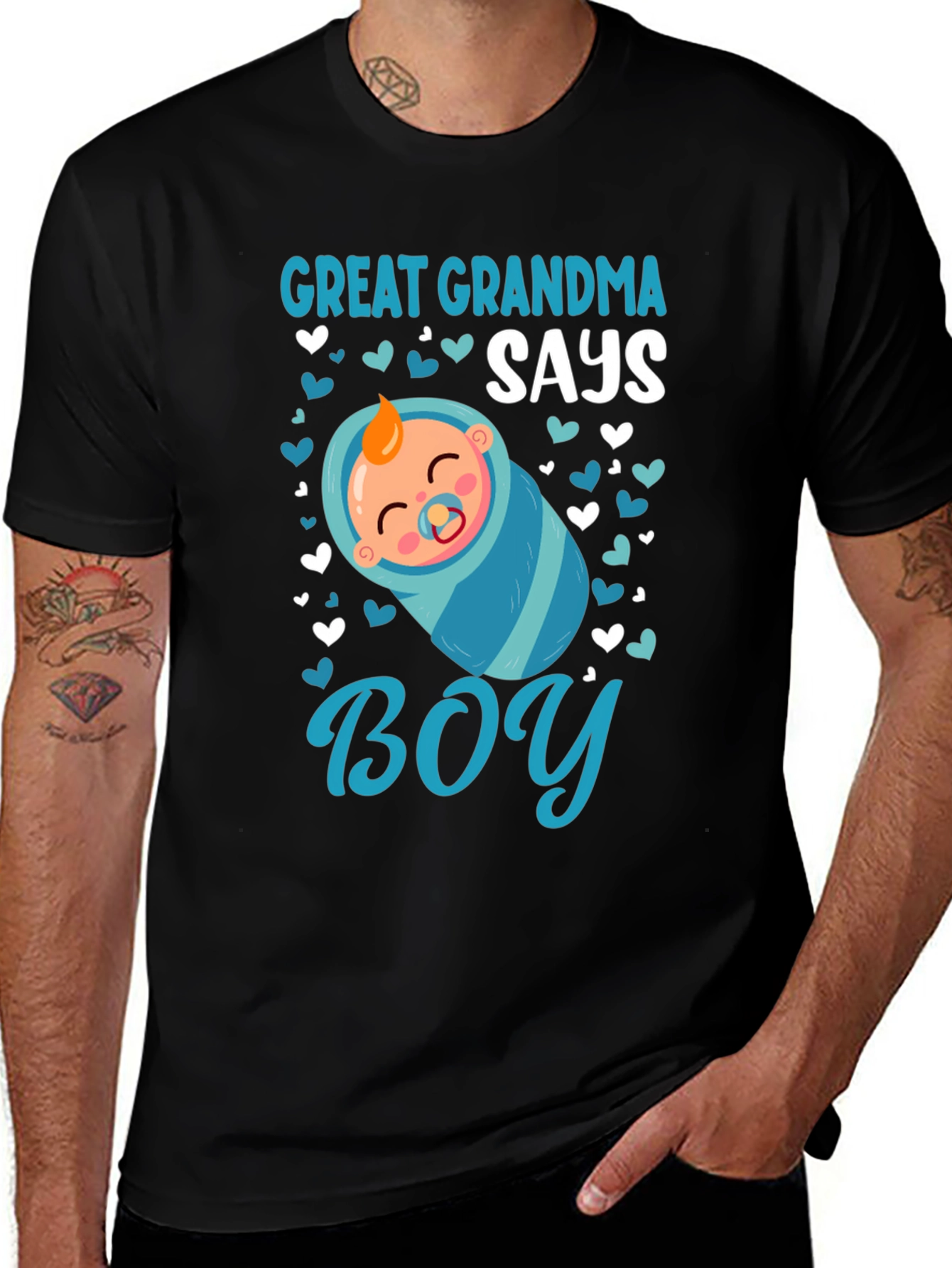 Great Grandma Says Boy T-Shirt