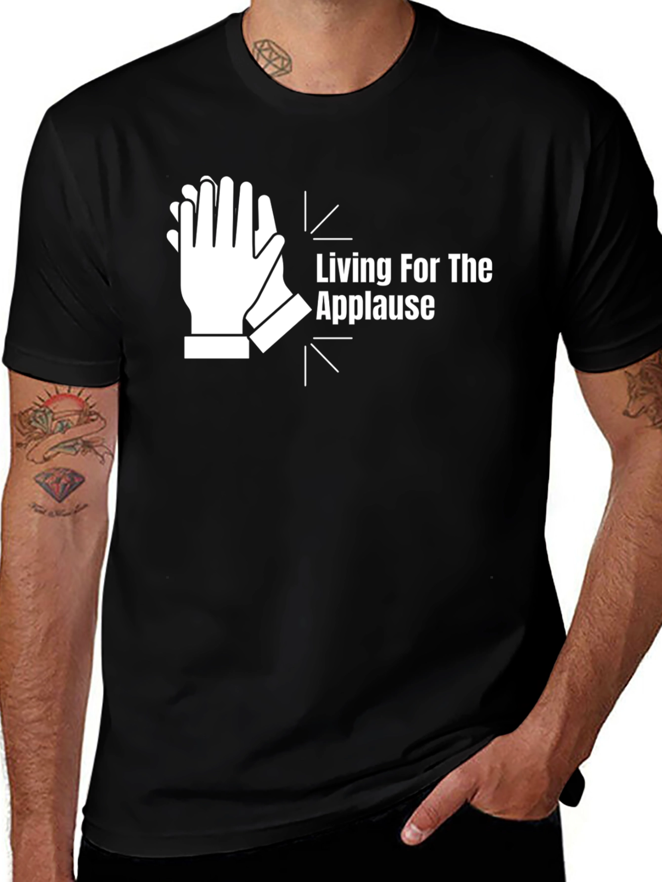 Variant 17 of Living for the Applause Graphic T-Shirt