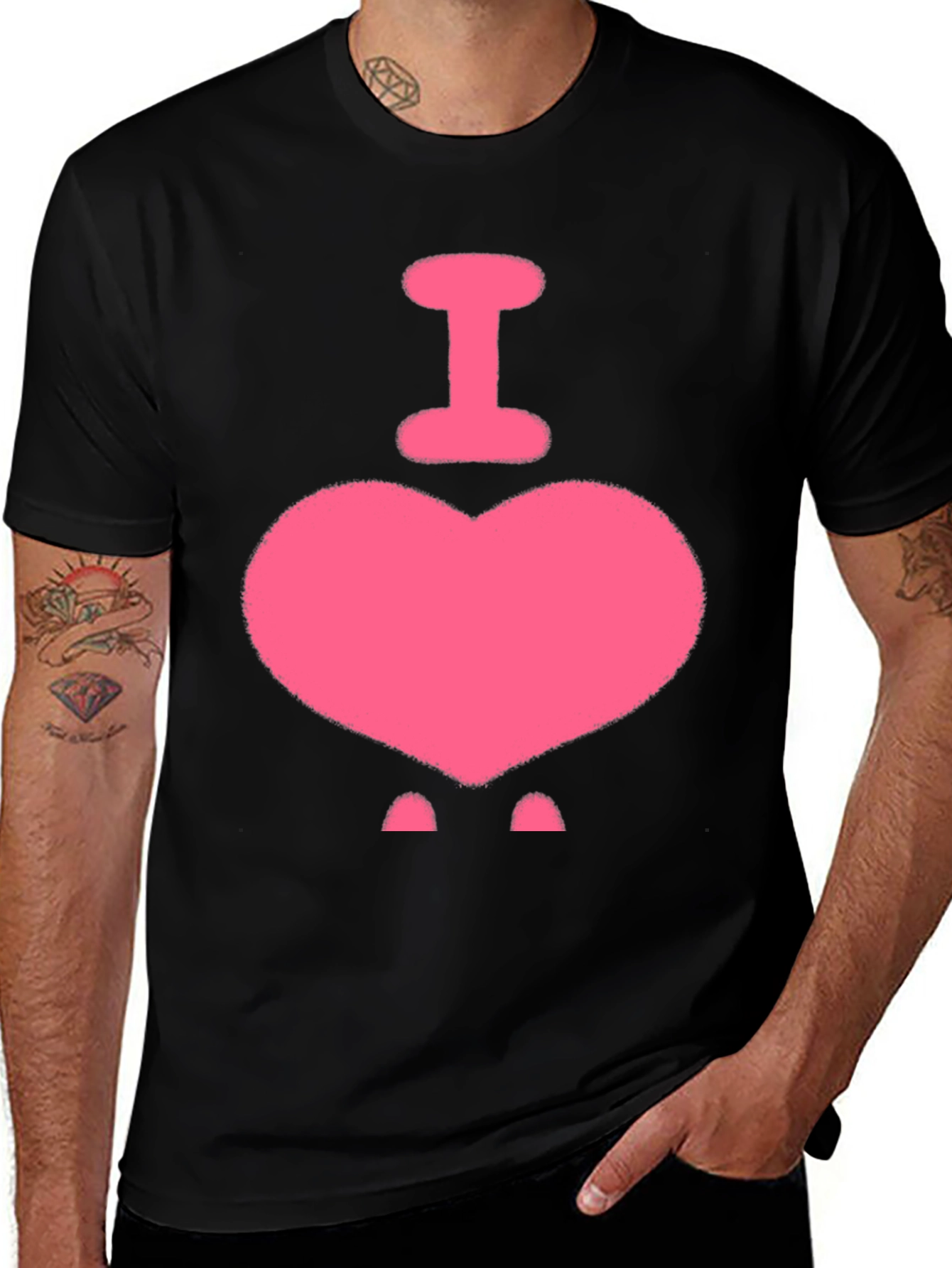 Variant 4 of I Heart Love Novelty T-Shirt