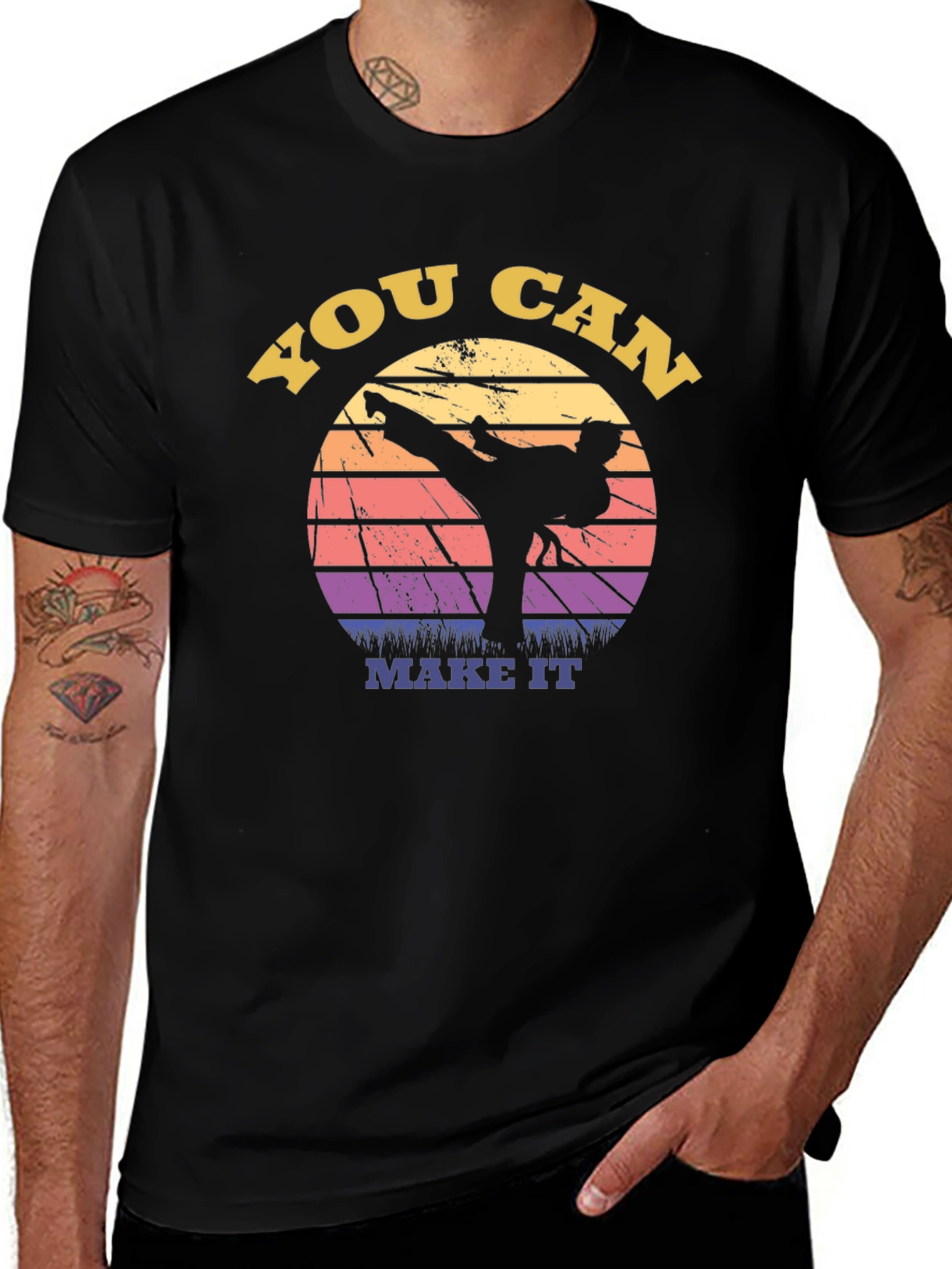 Variant 13 of You Can Make It Martial Arts Graphic Tee