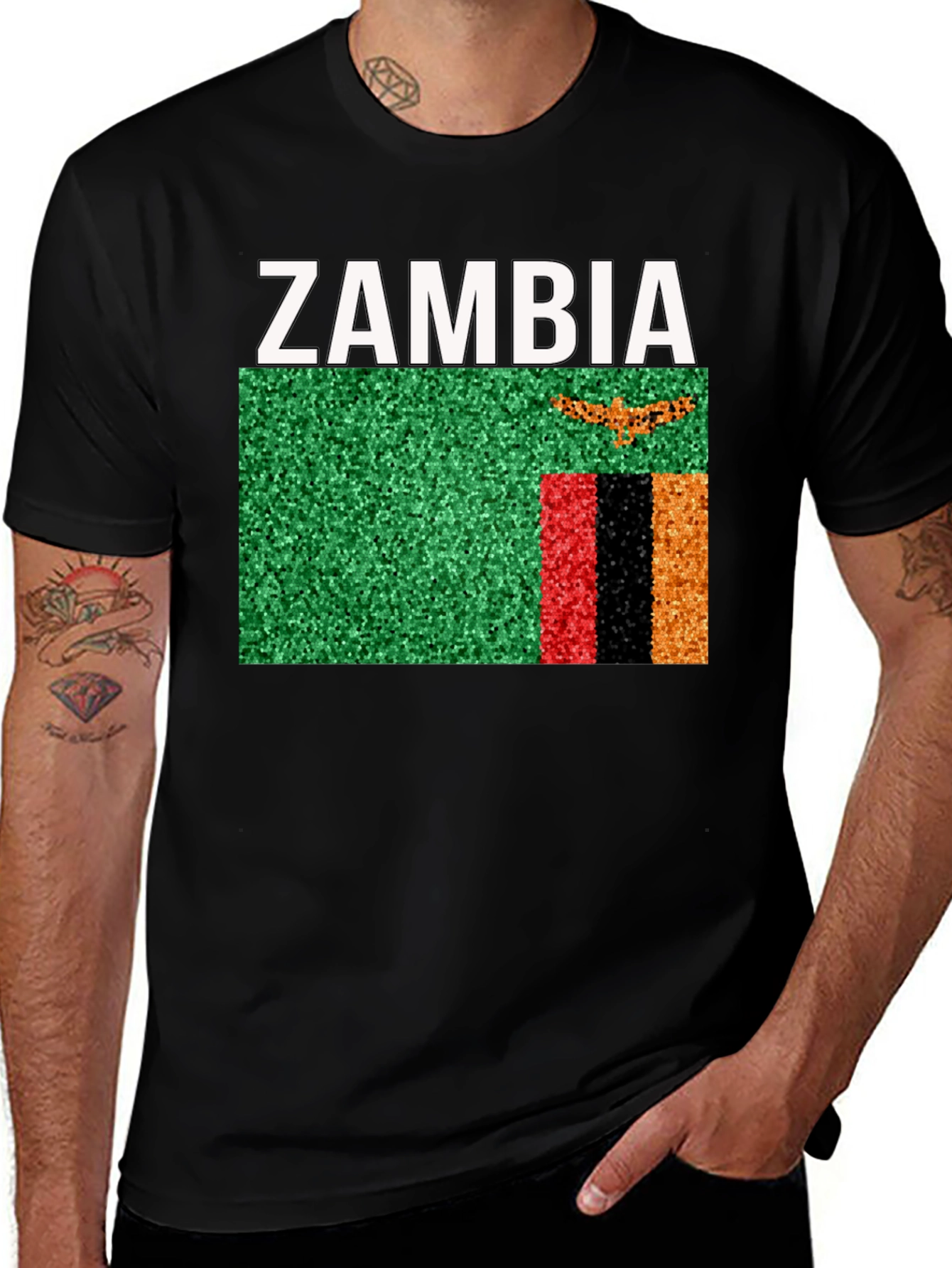 Zambia Flag T-Shirt - Country Pride Tee