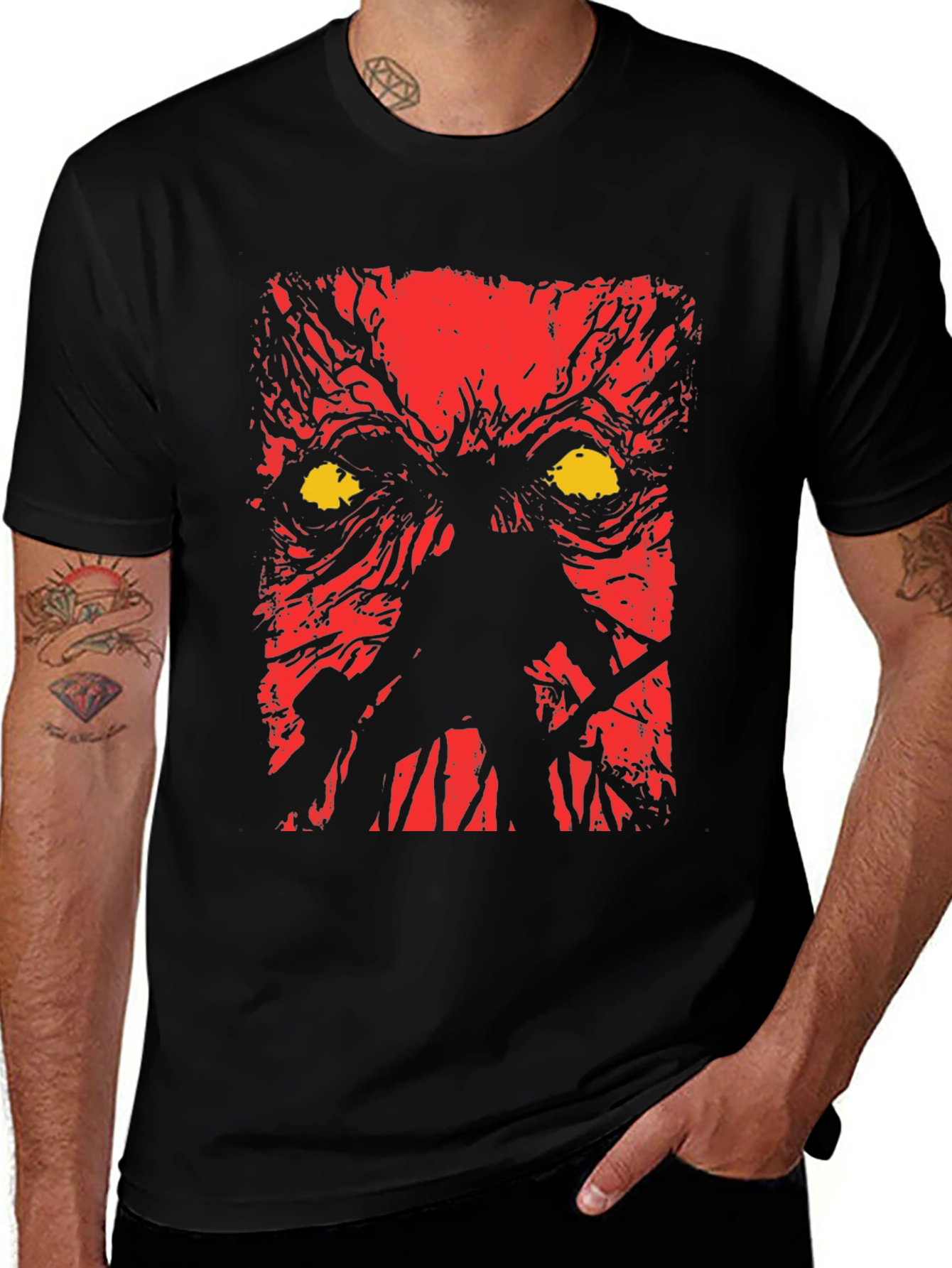 Variant 26 of Horror Graphic Tee - Men's Black Evil Dead Shirt