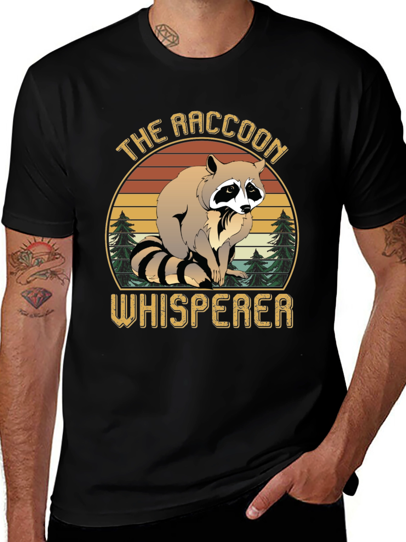 Variant 27 of Raccoon Whisperer T-Shirt | Funny Animal Lover Tee
