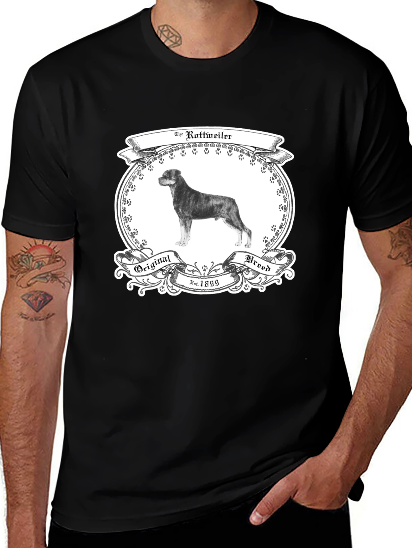 Rottweiler Breed T-Shirt - Original Design