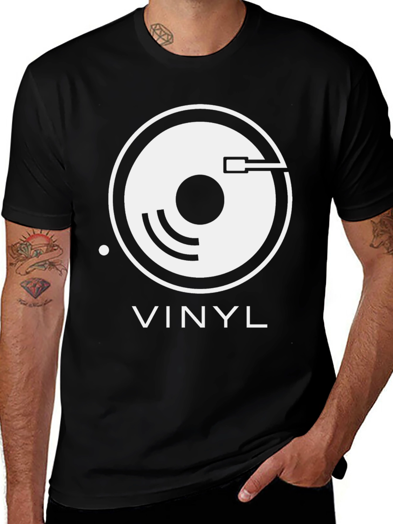 Variant 17 of Vinyl Record Graphic Tee - Music Lover's T-Shirt