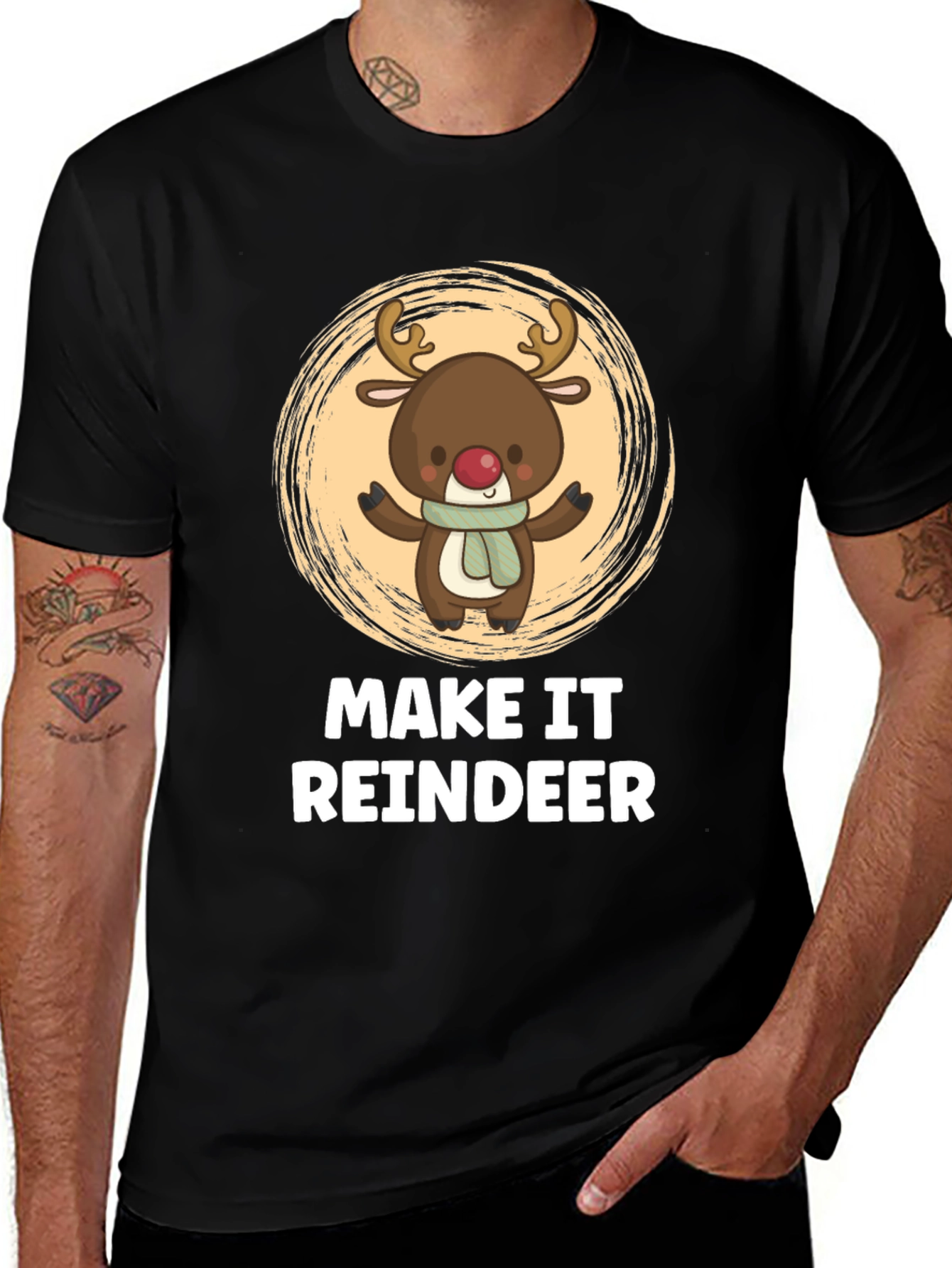Variant 10 of Make It Reindeer Holiday T-Shirt