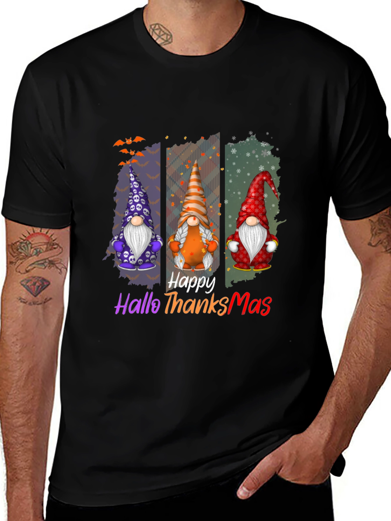 Variant 18 of HalloThanksMas Gnomes T-Shirt