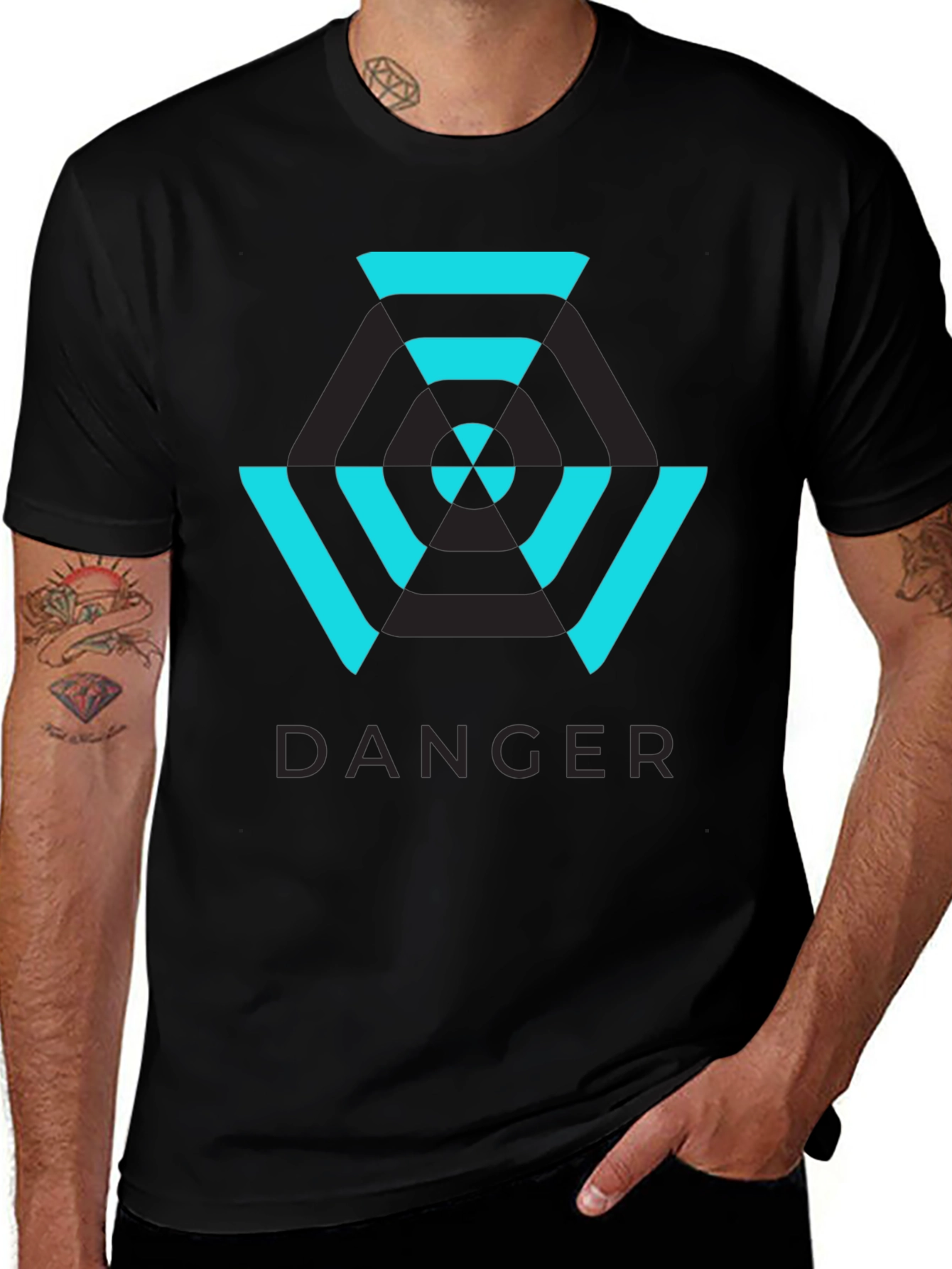 Variant 30 of Danger Graphic Tee - Stylish and Edgy