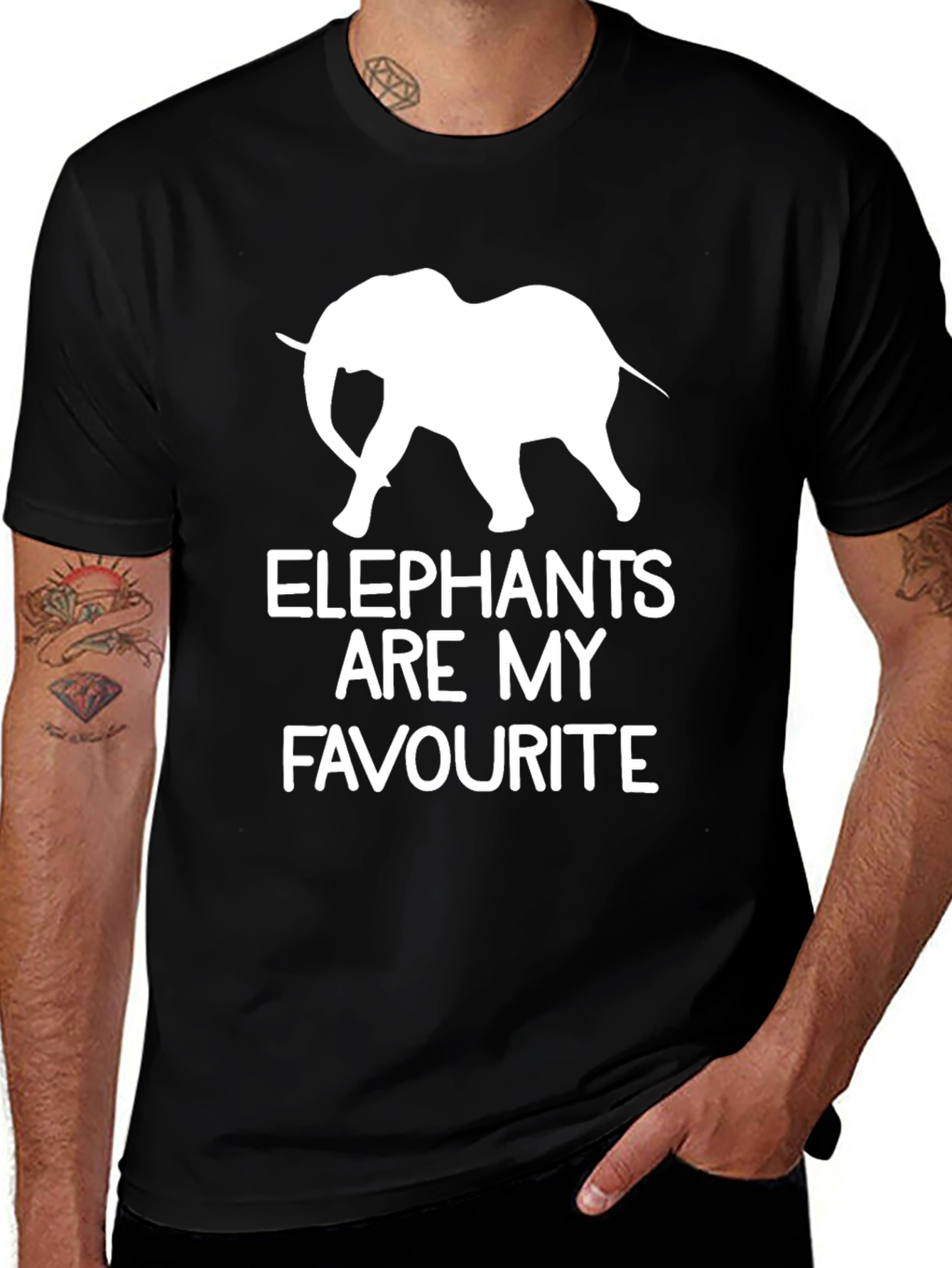 Variant 14 of Elephant Lover Graphic T-Shirt
