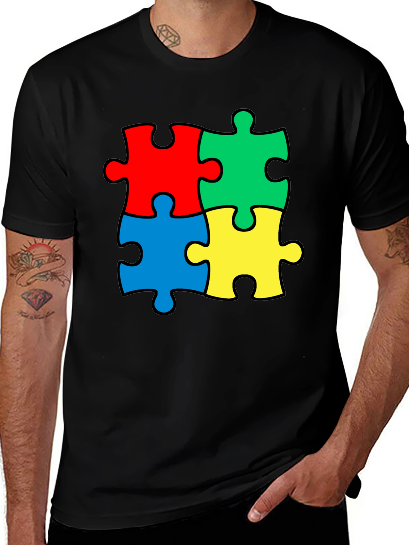Autism Awareness Puzzle Piece T-Shirt