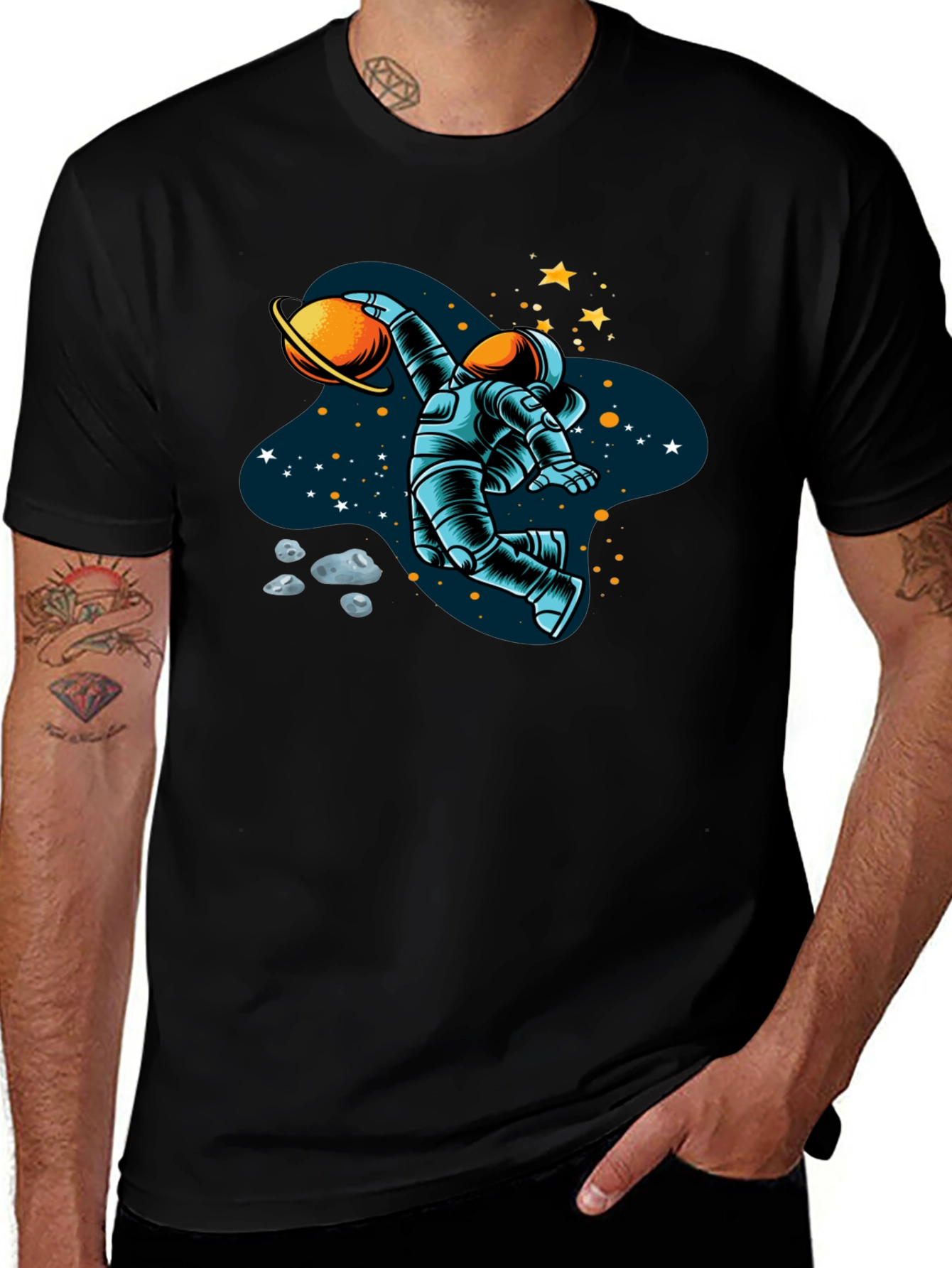 Variant 28 of Astronaut Planet Dunk Graphic T-Shirt