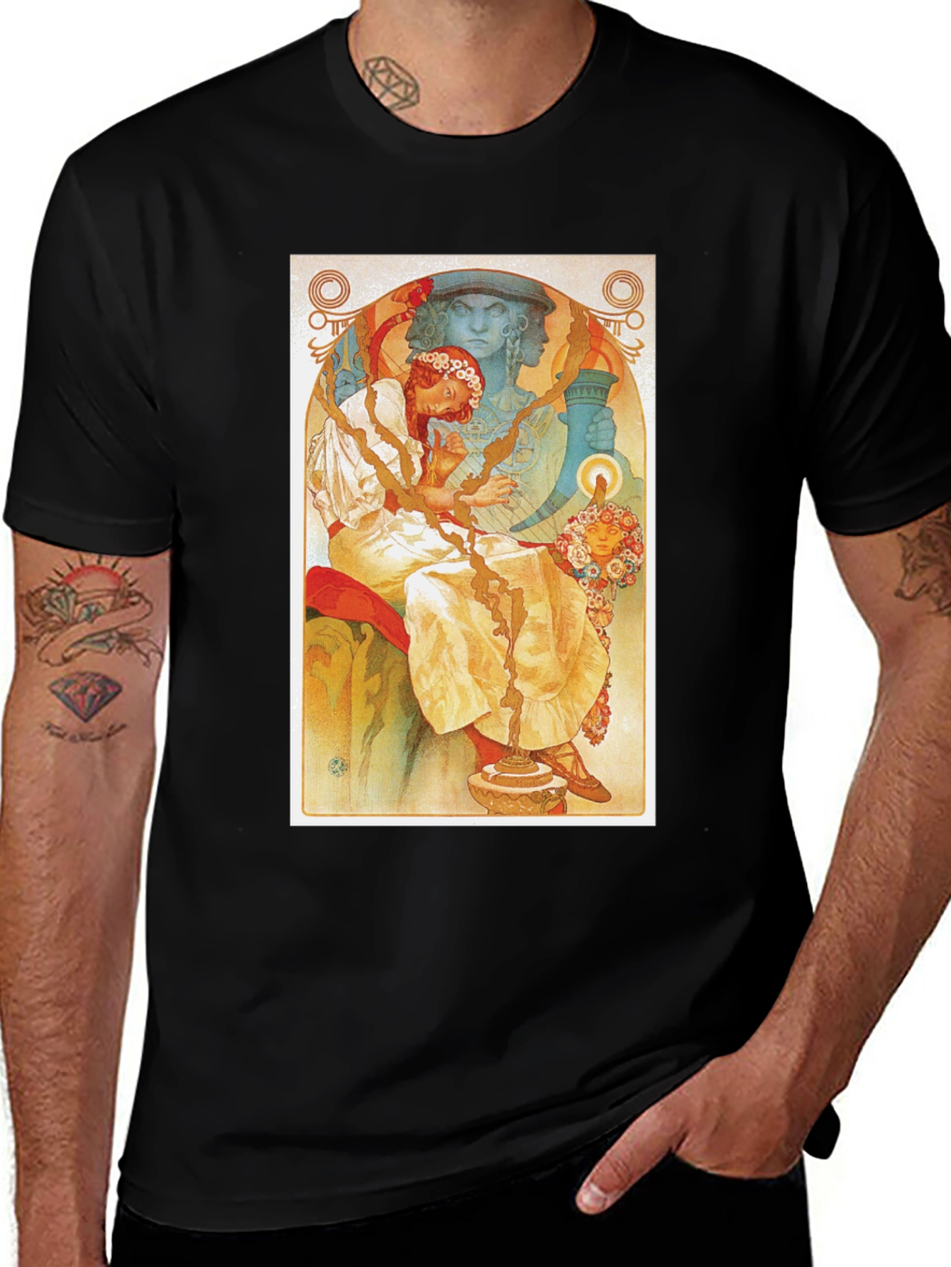 Variant 30 of Art Nouveau Style Graphic Tee