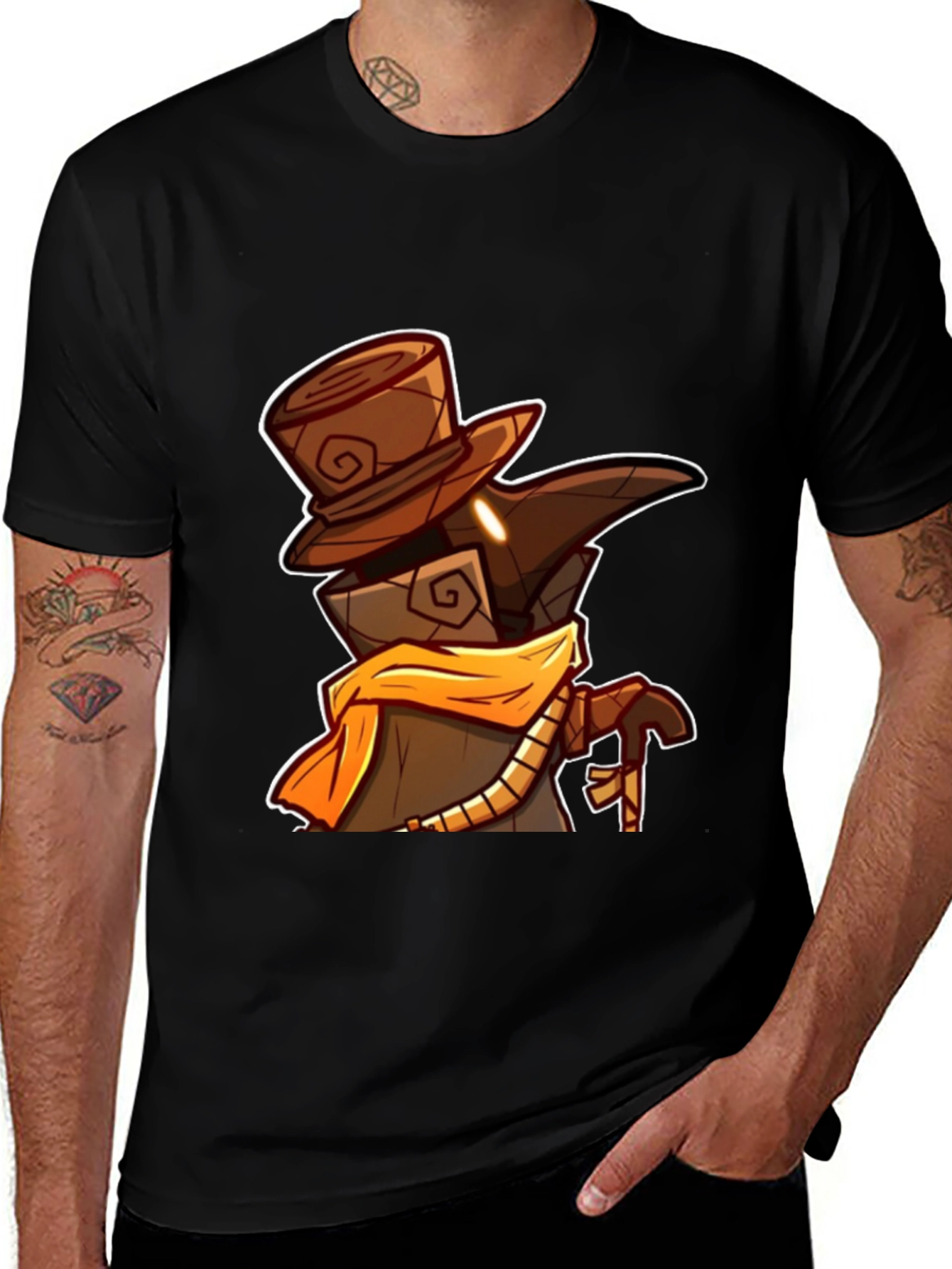 Variant 20 of Plague Doctor Cartoon Graphic T-Shirt