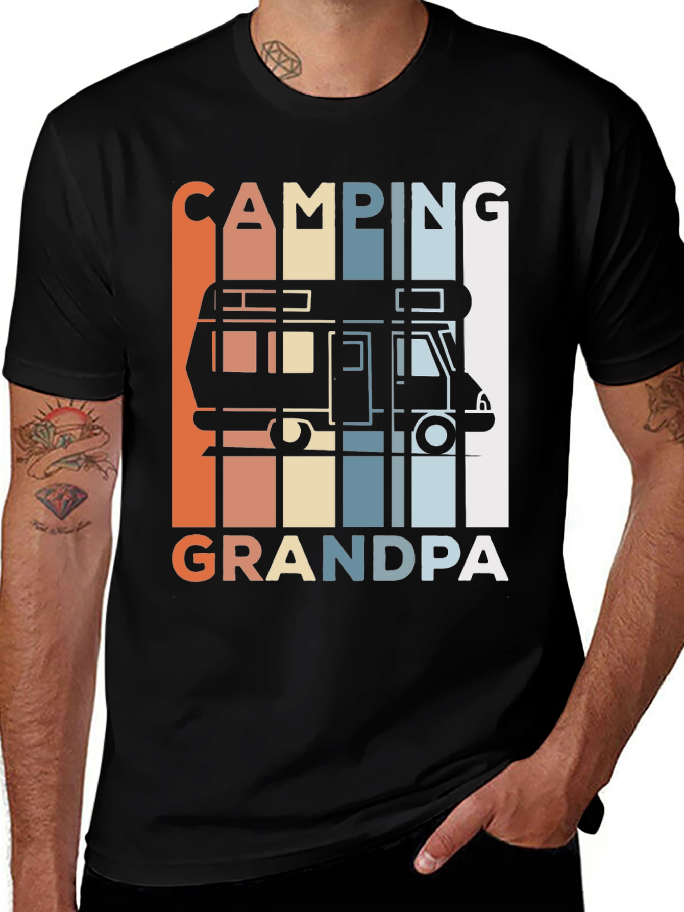 Variant 25 of Camping Grandpa RV T-Shirt