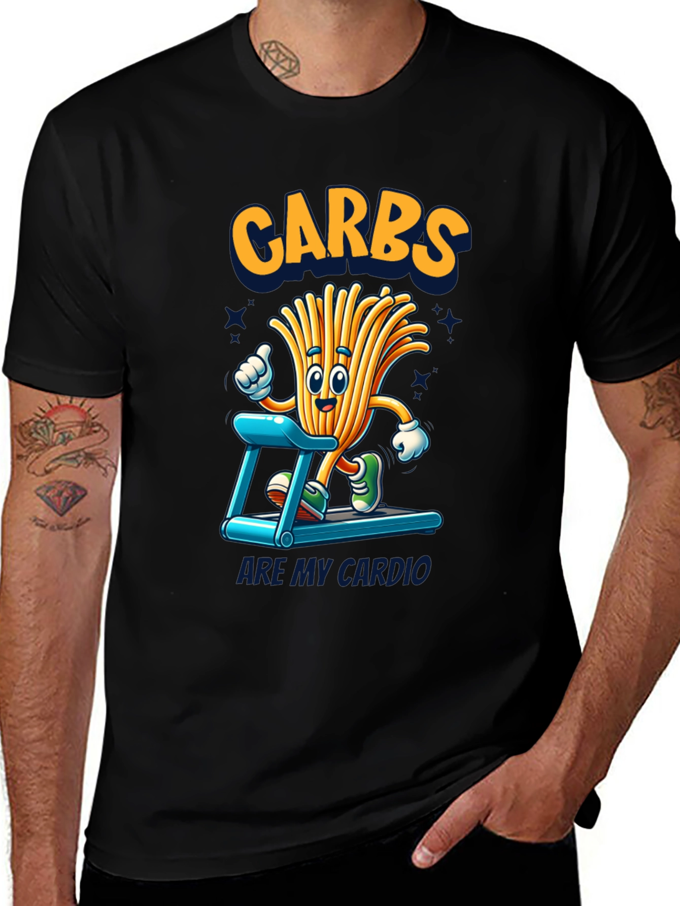 Variant 22 of Carbs Are My Cardio Funny T-Shirt
