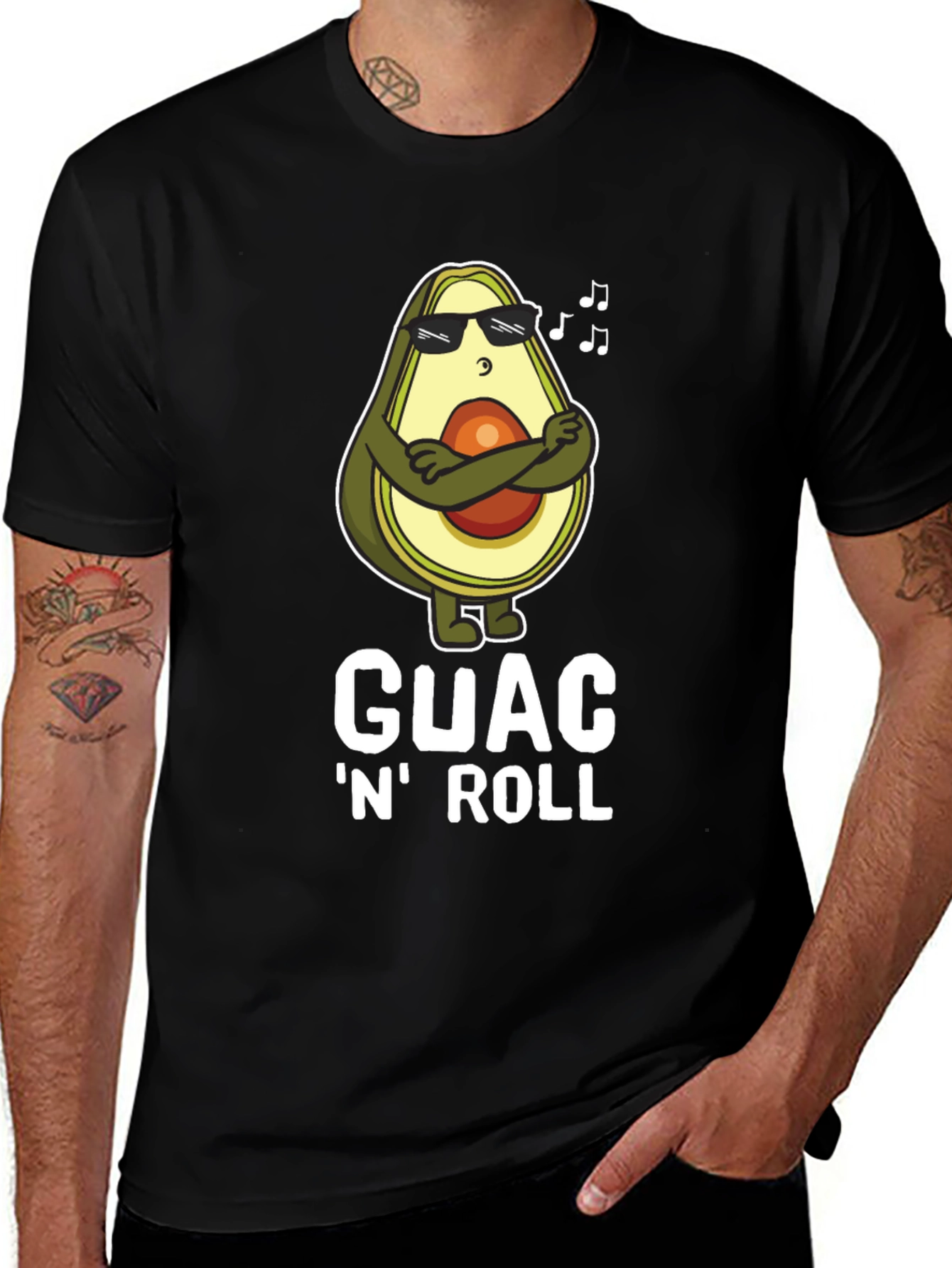 Variant 13 of Guac 'N' Roll Graphic T-Shirt