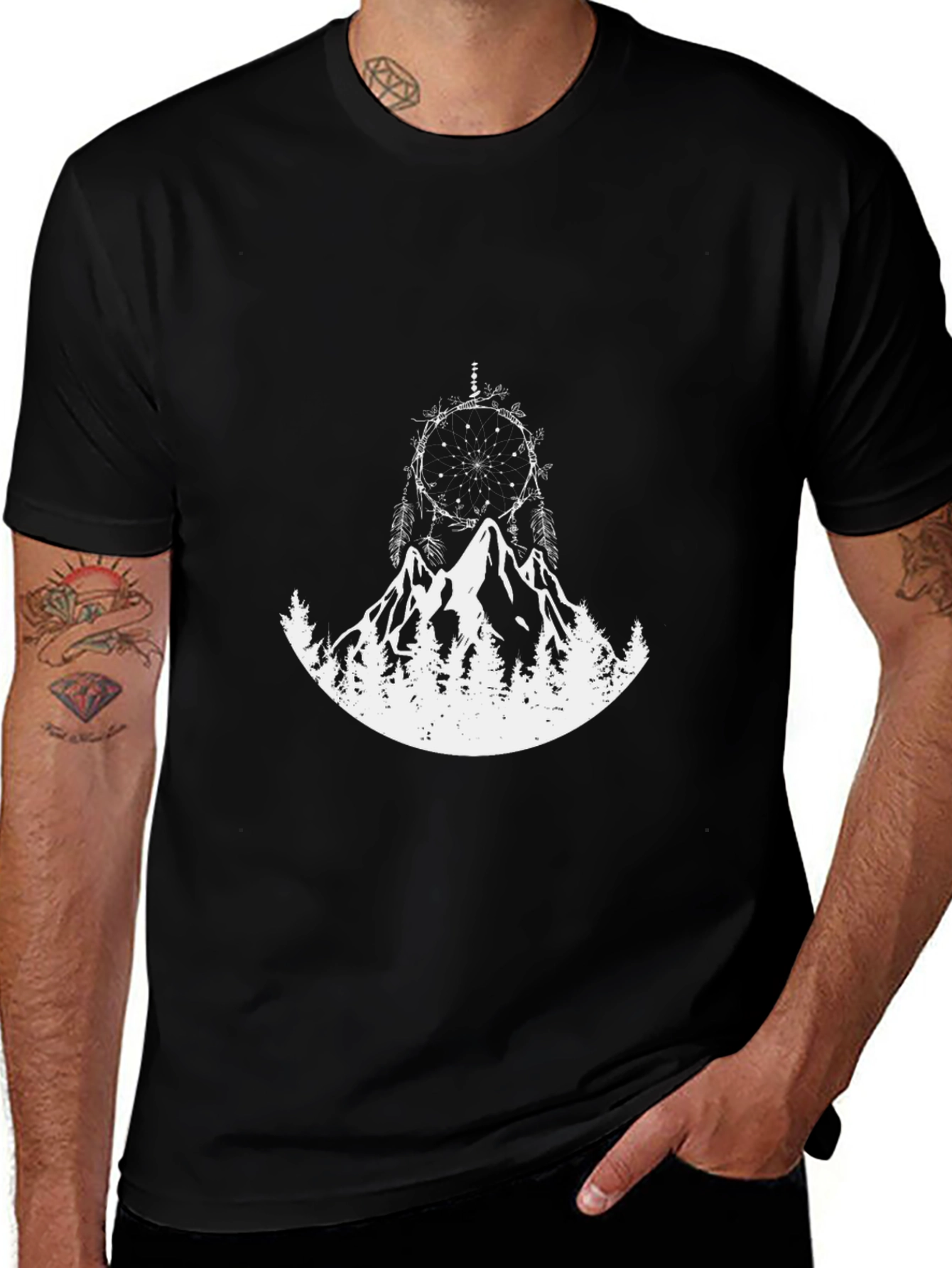 Variant 5 of Dreamcatcher Mountain Graphic Tee