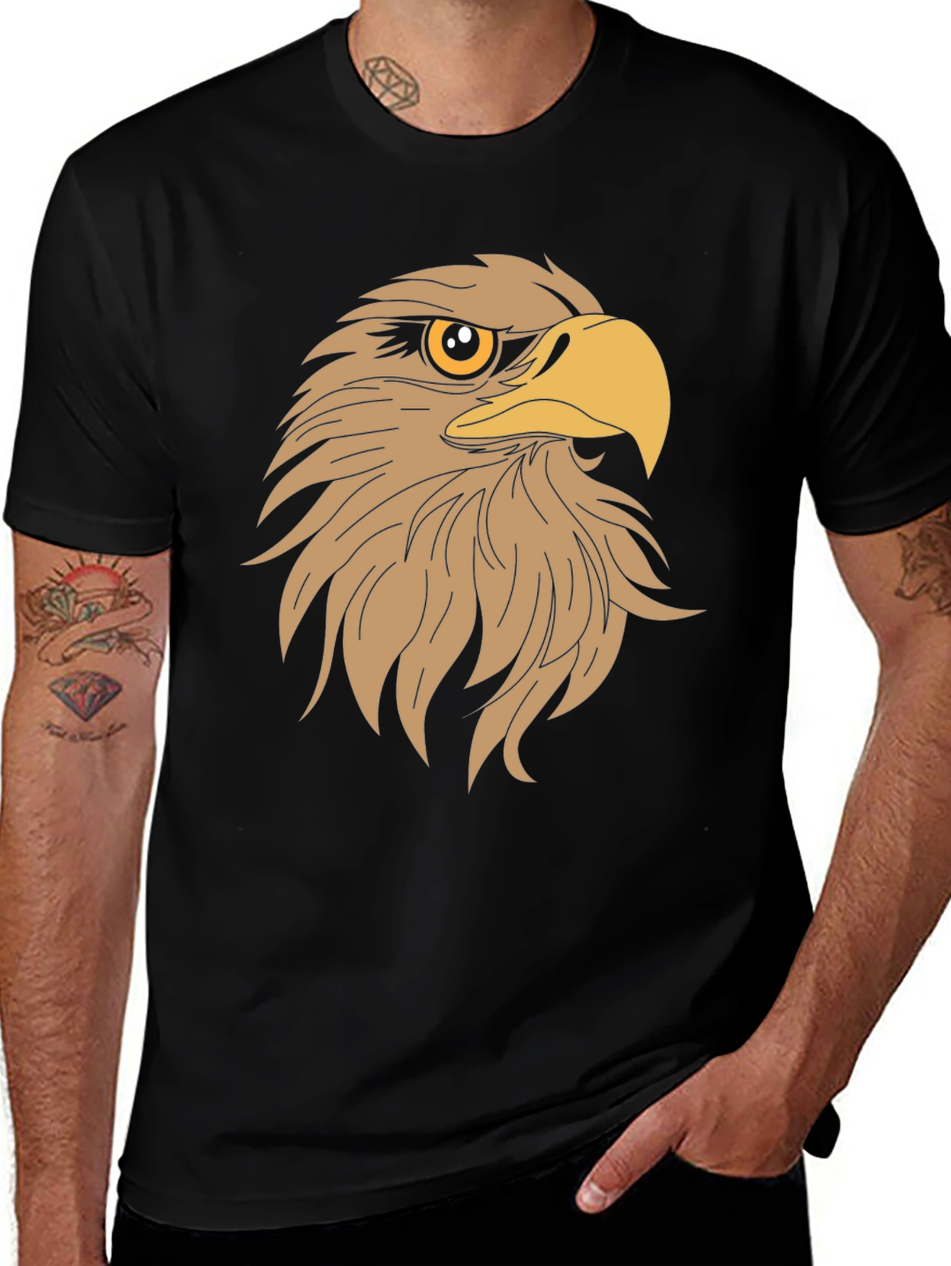 Variant 18 of Eagle Graphic T-Shirt - Bold American Design